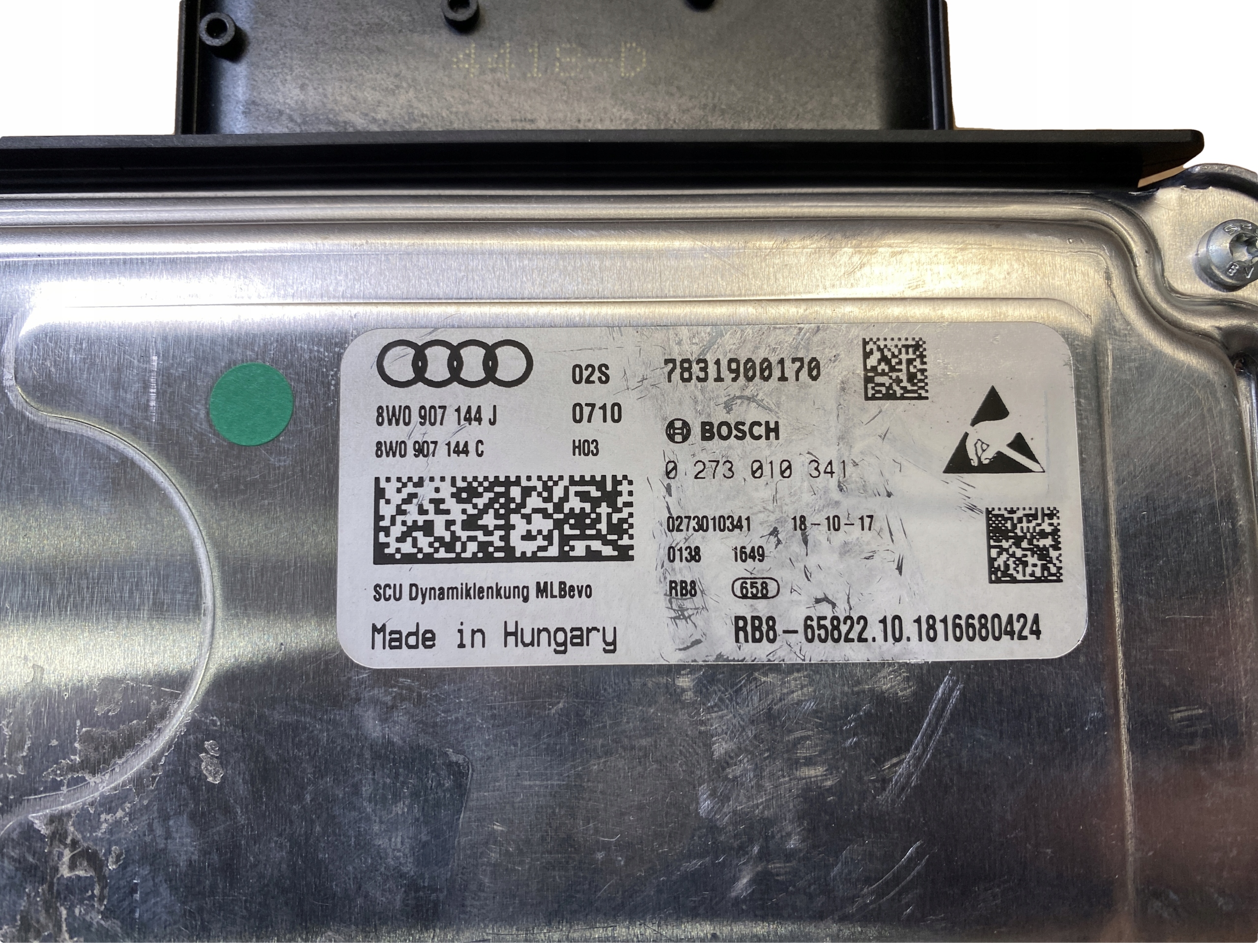 AUDI A4 A5 8W B9 control unit UKLADU steering wheel 8W0907144J