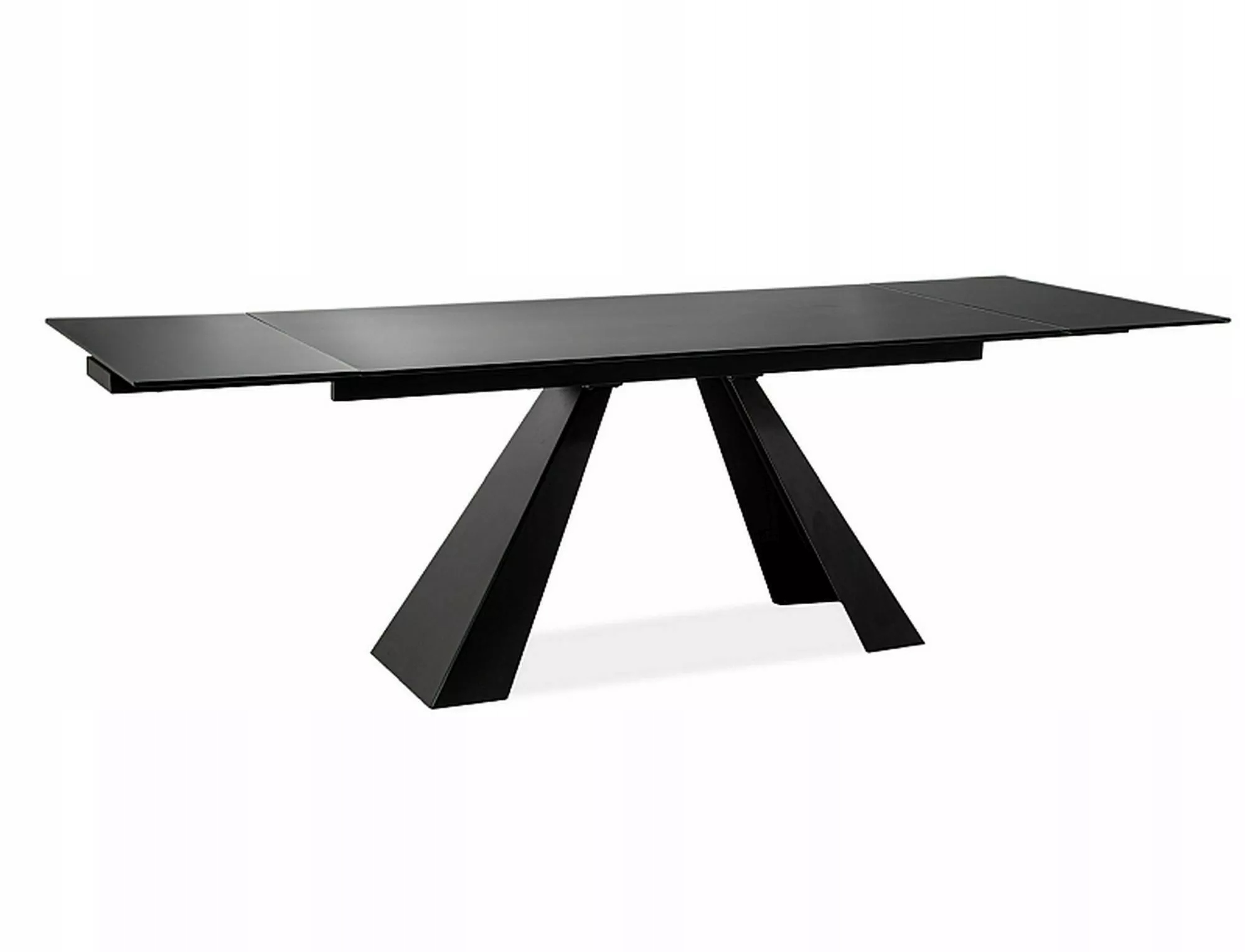 Rozkladací stôl Salvadore čierny mat 160-240 cm Sig