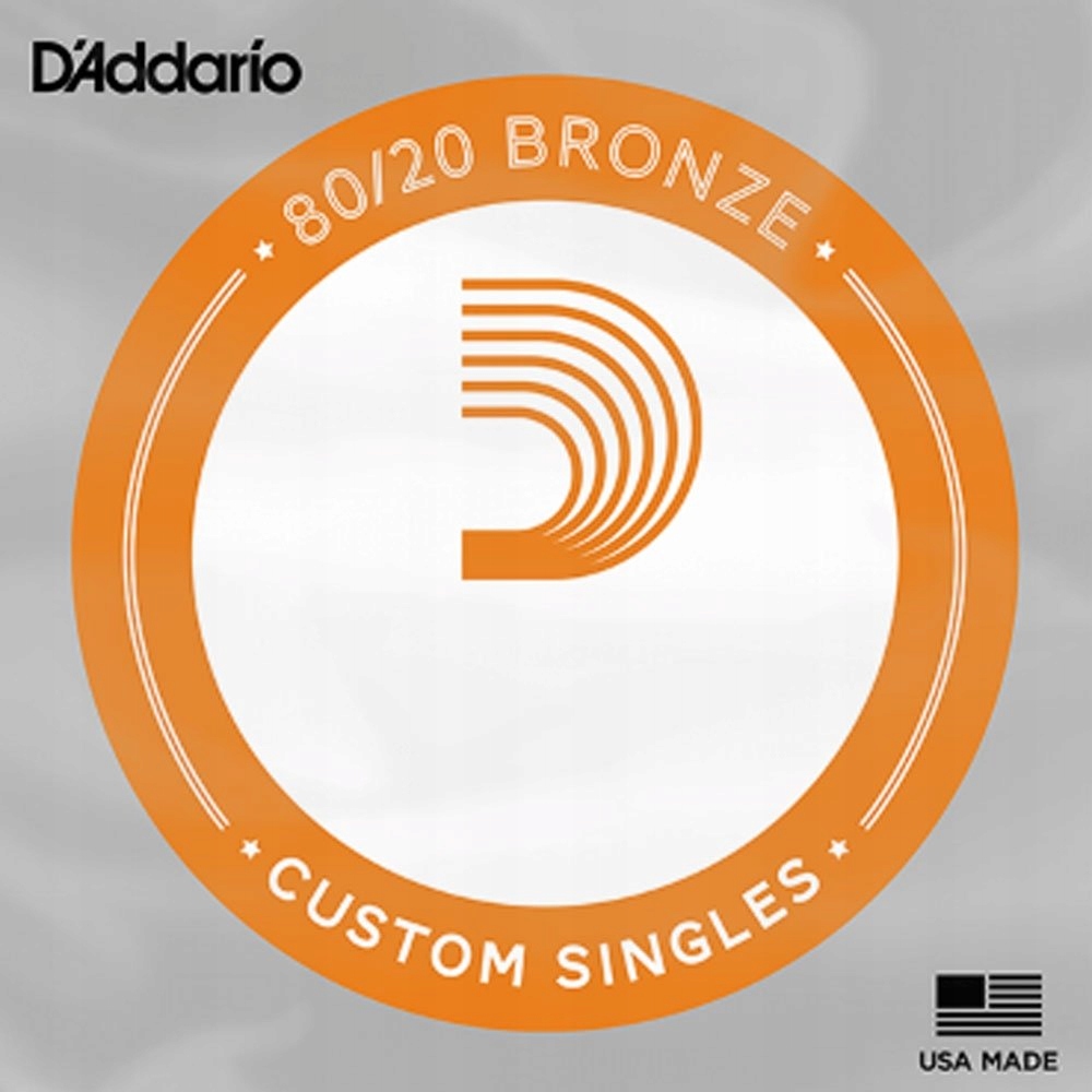 Pojedyncza struna D'addario 80/20 Bronze 020w