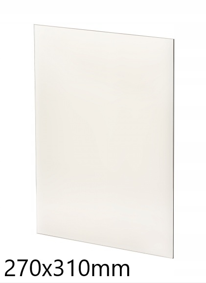 Sklo do krbu Kratki 270x310 mm 27x31 cm