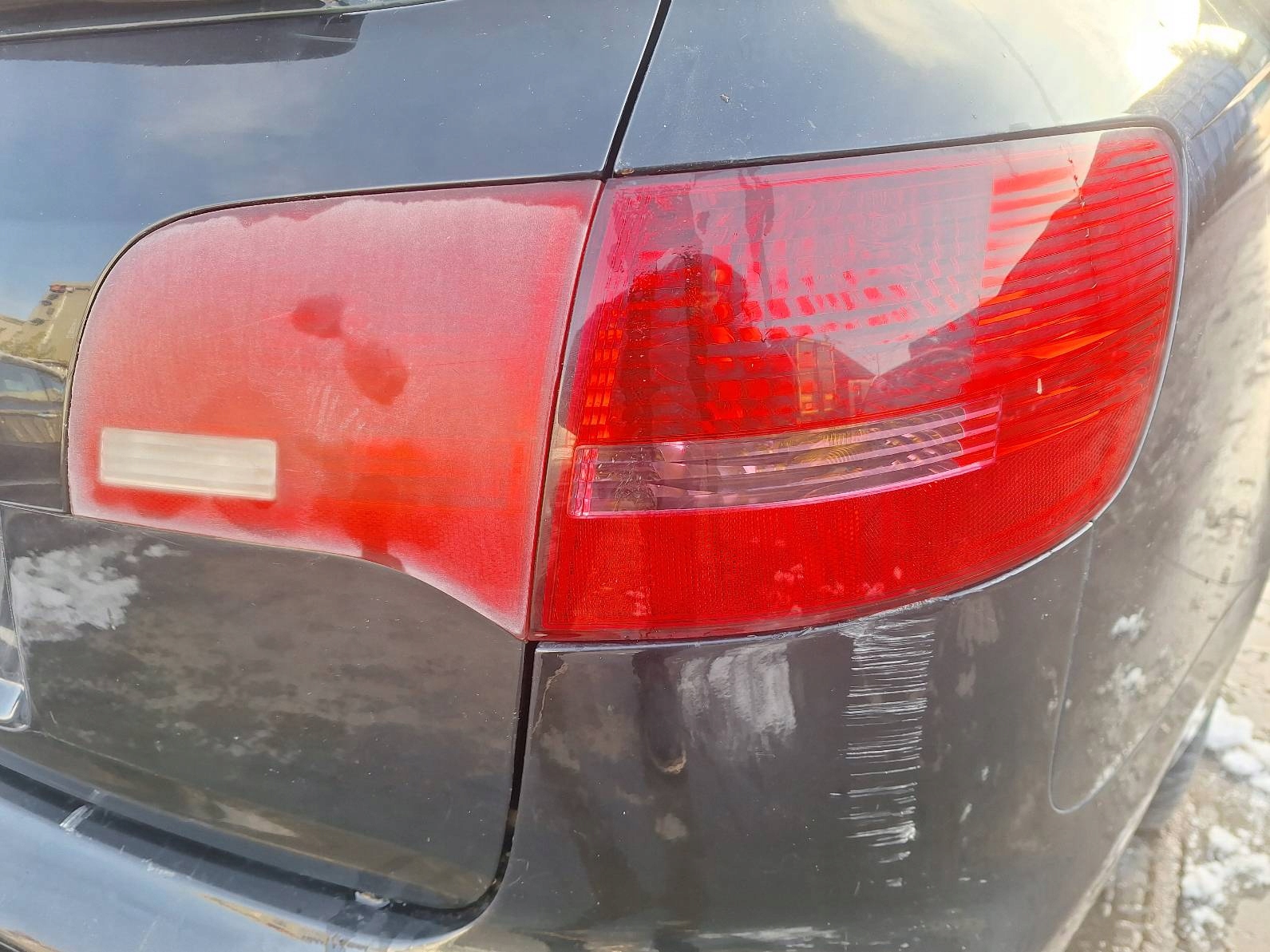 complete rear part AUDI A6 C6 LY9B trunk door boot bumper rear part lights ID: 226317