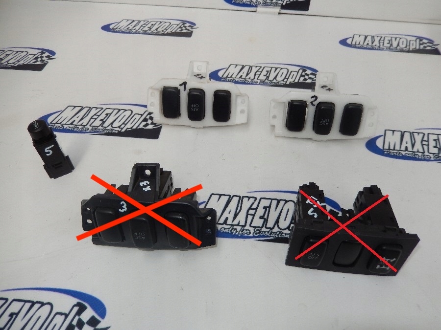 Lancer EVO 10 X Przełącznik Włacznik ASF ASC INFO