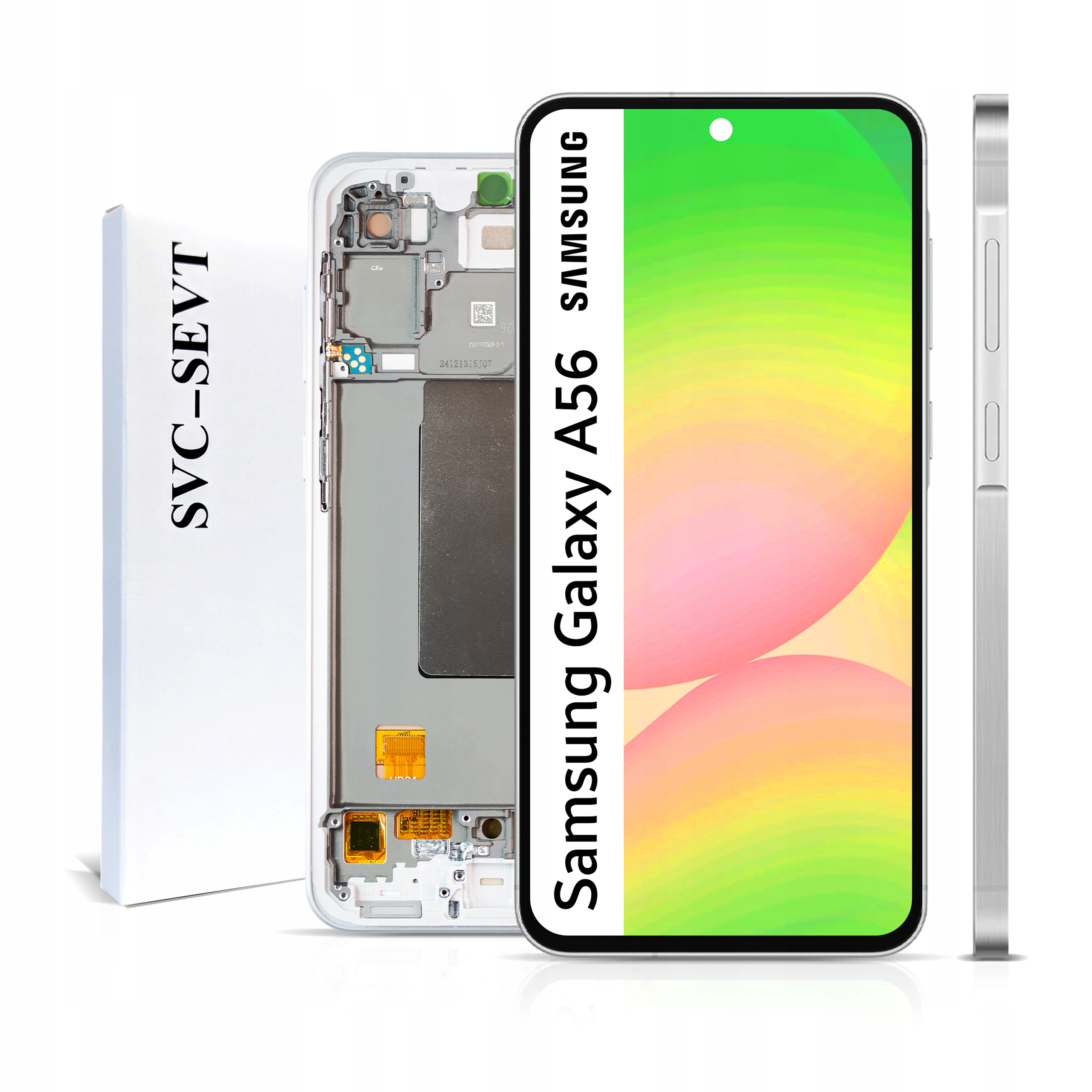 SM-A566B LCD pre Samsung A56 Service Pack Rámček Matrica Originál Zila