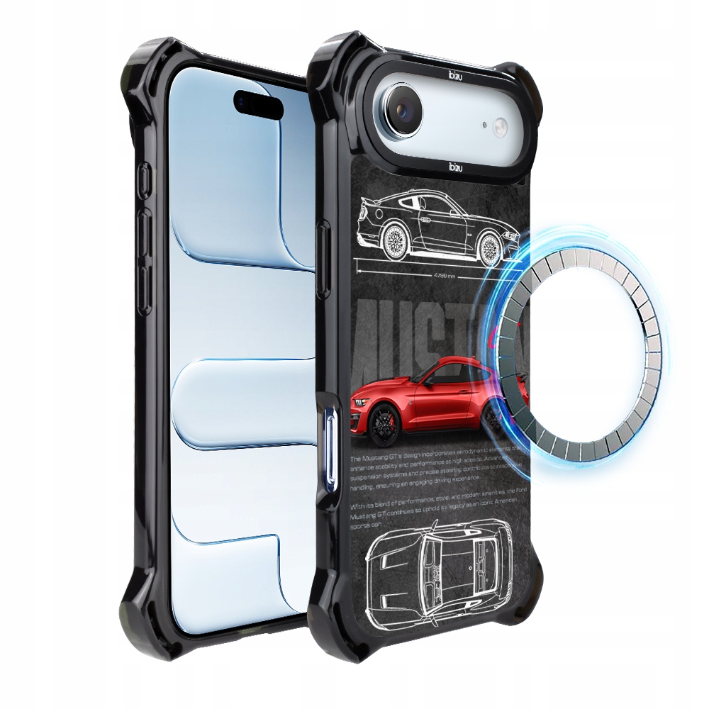 Ibizu DropGuard Ultra iPhone Air Pouzdro s MagSafe, Gt V8 „Coyote“