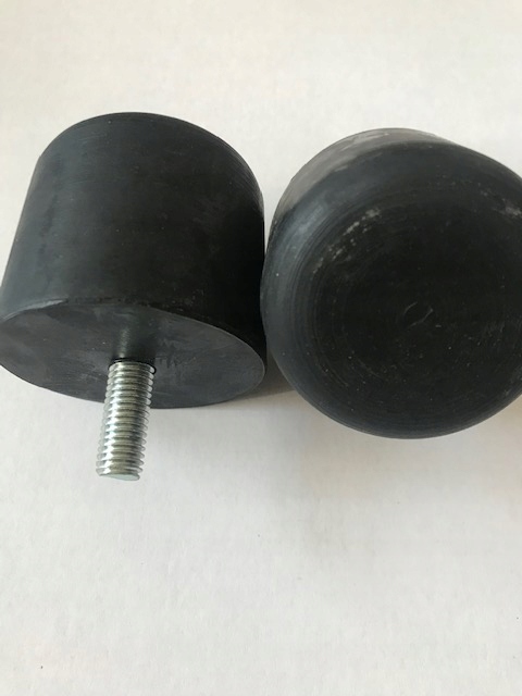 ODBÓJ GUMOWY OKRAGLY 60X50 1 ŚRUBA M10