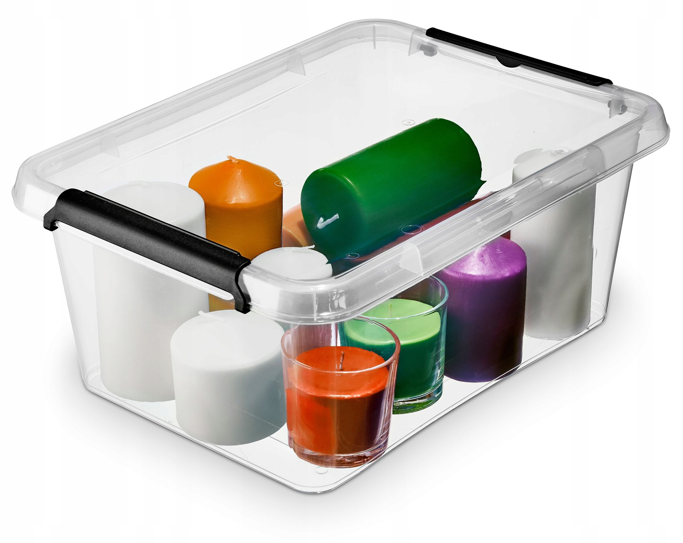 Organizer pojemnik plastikowy z pokrywą 12,5 l box Marka inna