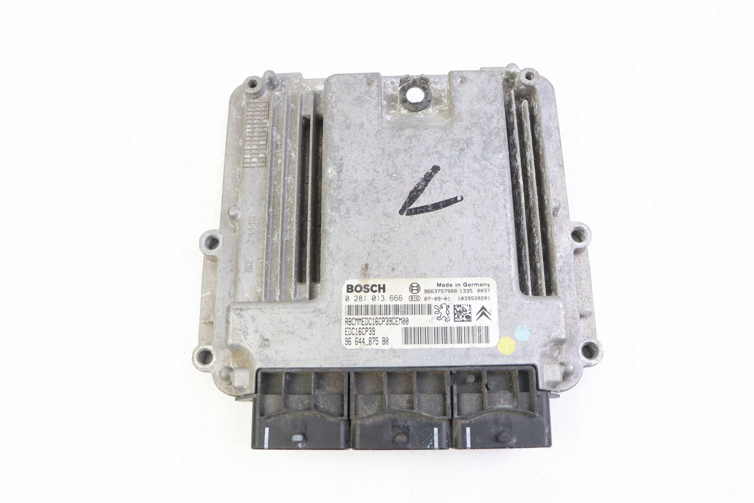PEUGEOT 4007 e modulo centralina motore 2.2 HDI 9663757980 9664487580