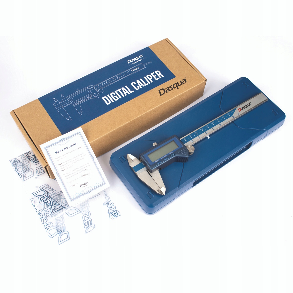 Suwmiarka elektroniczna cyfrowa 150 mm 0,01 mm Basic 1804-1065 Dasqua