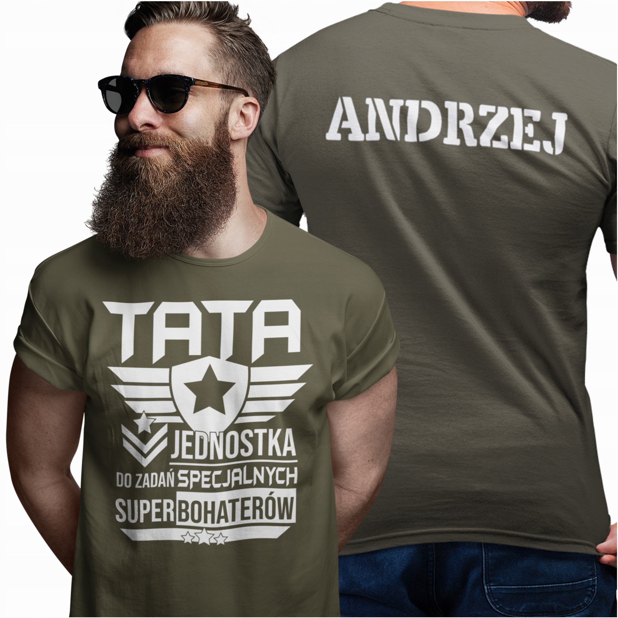 

Koszulka Dla Taty Z Imieniem Dzień Ojca Urodziny