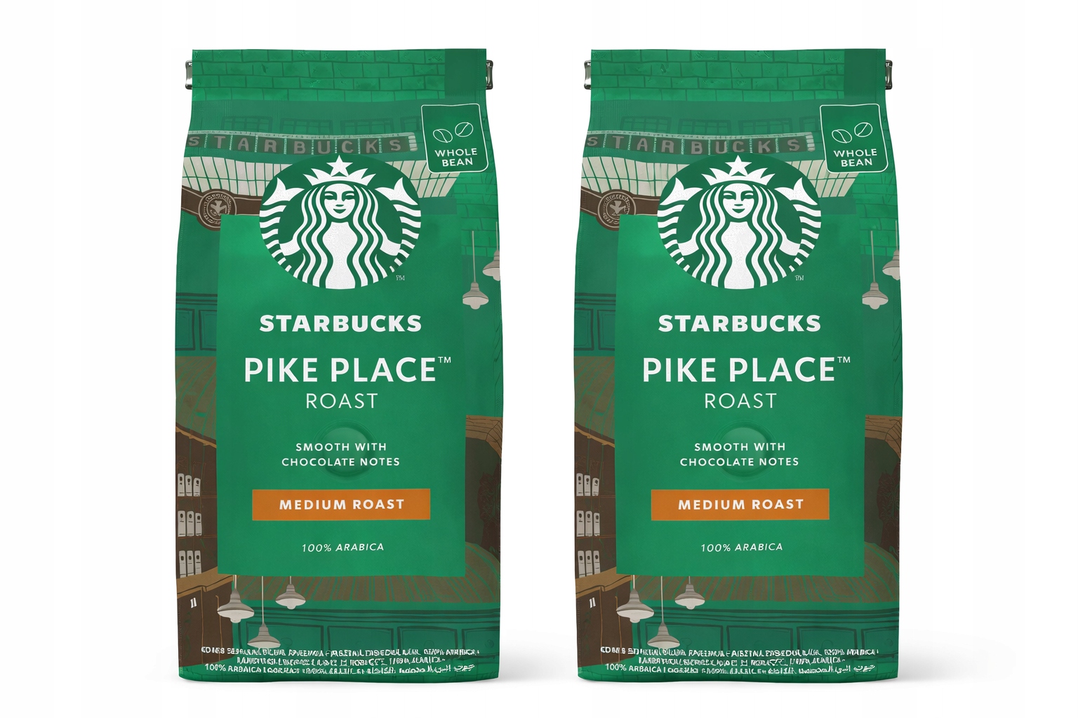 Kawa ziarnista arabica 100% Starbucks Pike Place Roast 2х450 g