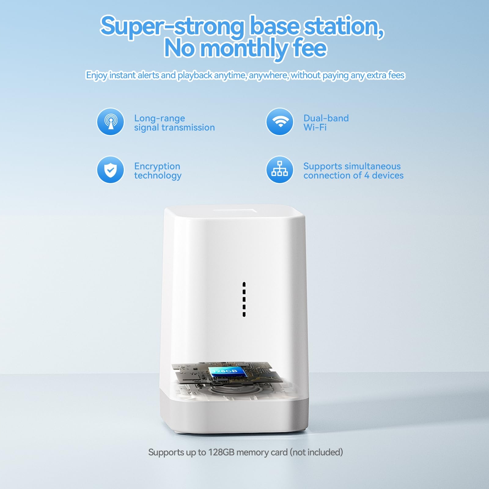SULORON Kamera Zewnętrzna WiFi 2K 4MP IP66 140° Nocna Detekcja Ruchu — miniatura 6