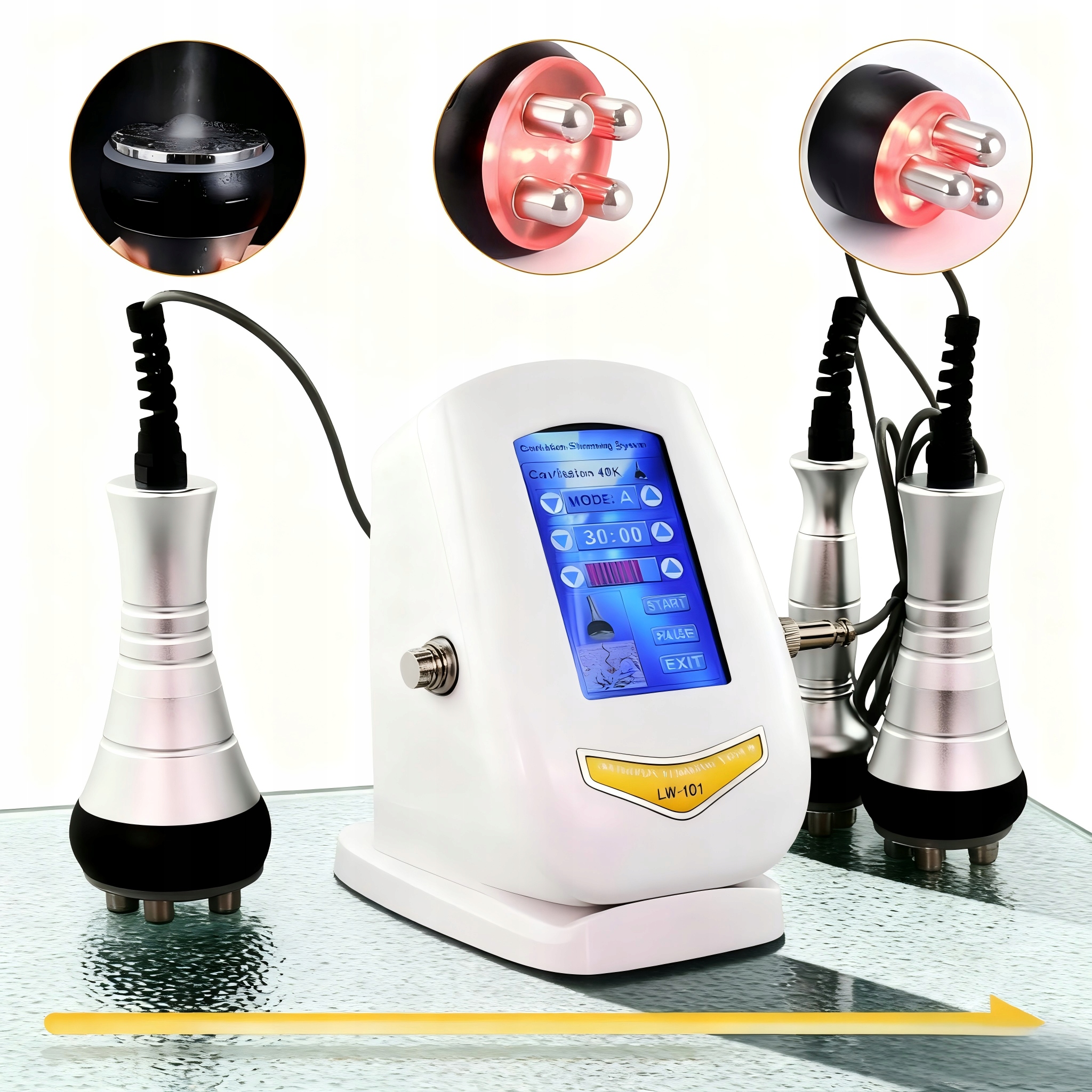 Kavitace ultrazvuková liposukce vlny Rf 40K