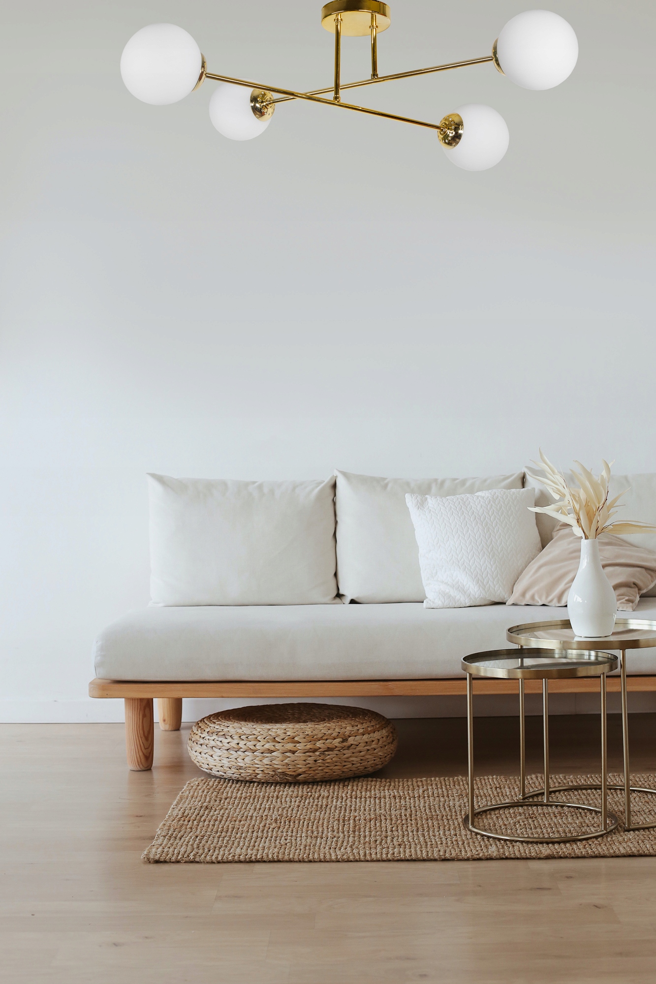 LAMPA WISZĄCA SUFITOWA ŻYRANDOL ZŁOTA KULE LED Kod producenta HEL/04/ZŁ