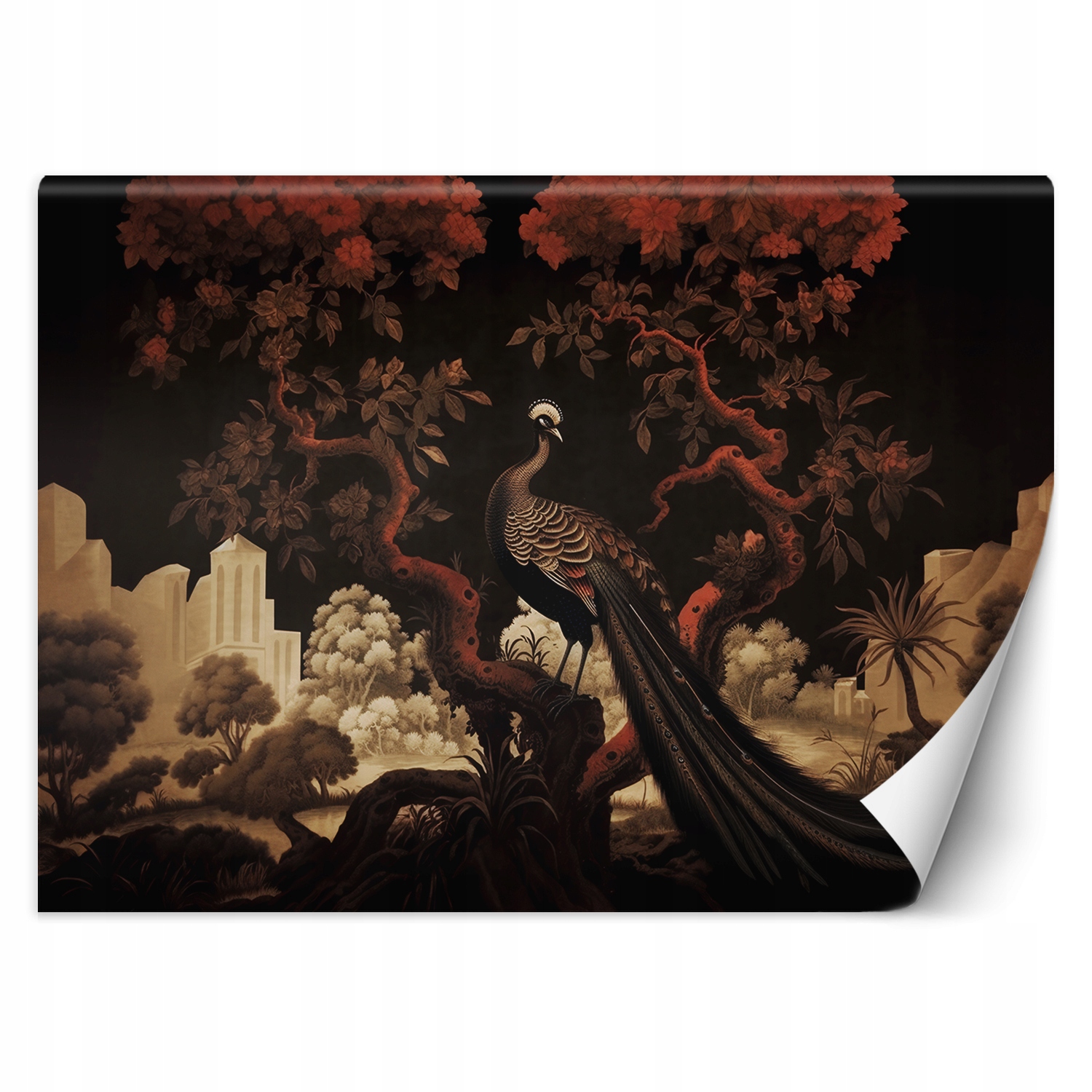 Fototapeta Páv Zviera Strom 250x175