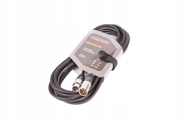 Kabel XLR Męski - XLR damski Canon Mikrofonowy 15m