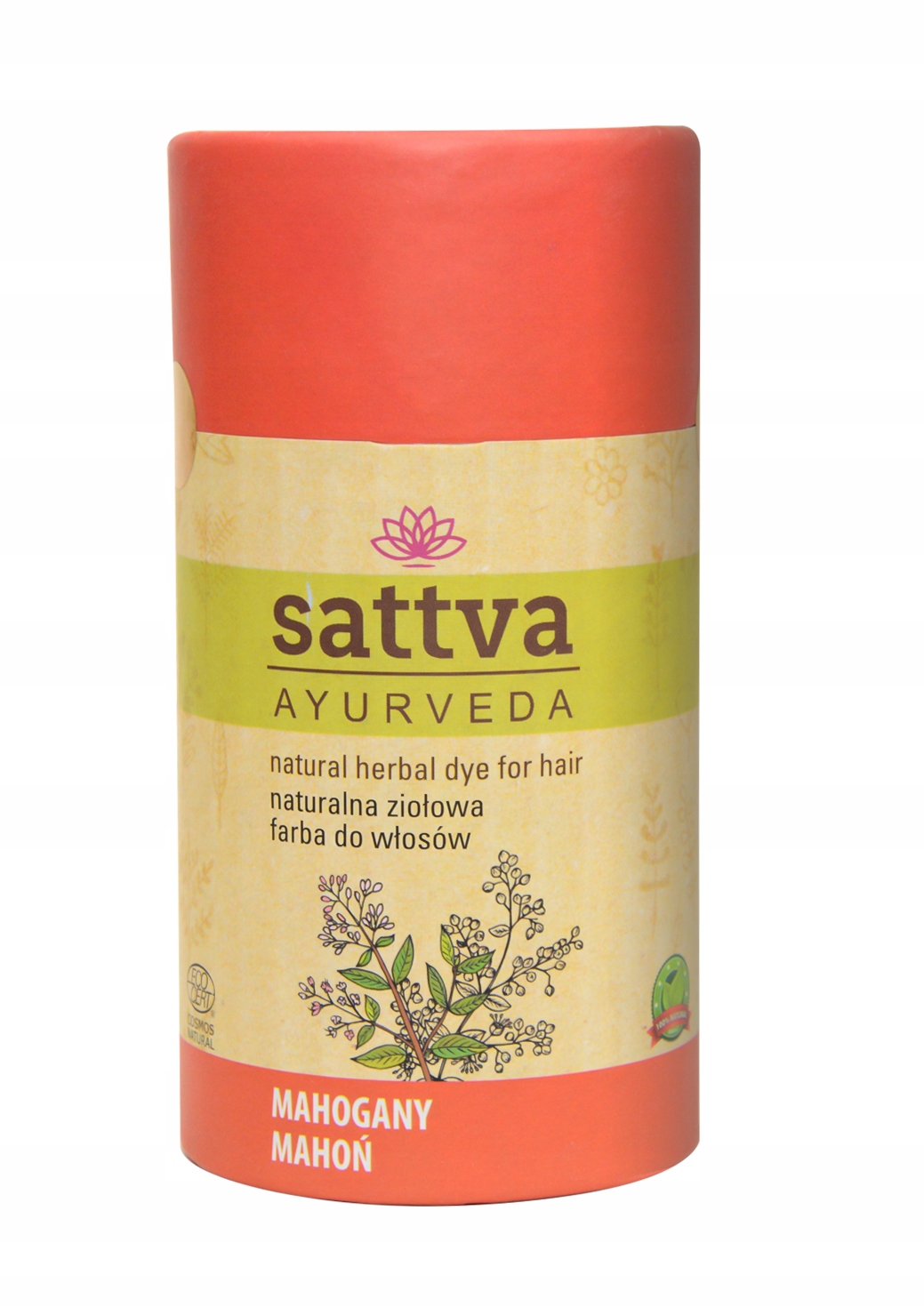 

Sattva Henna Naturalna Do Włosów Mahogany 150g