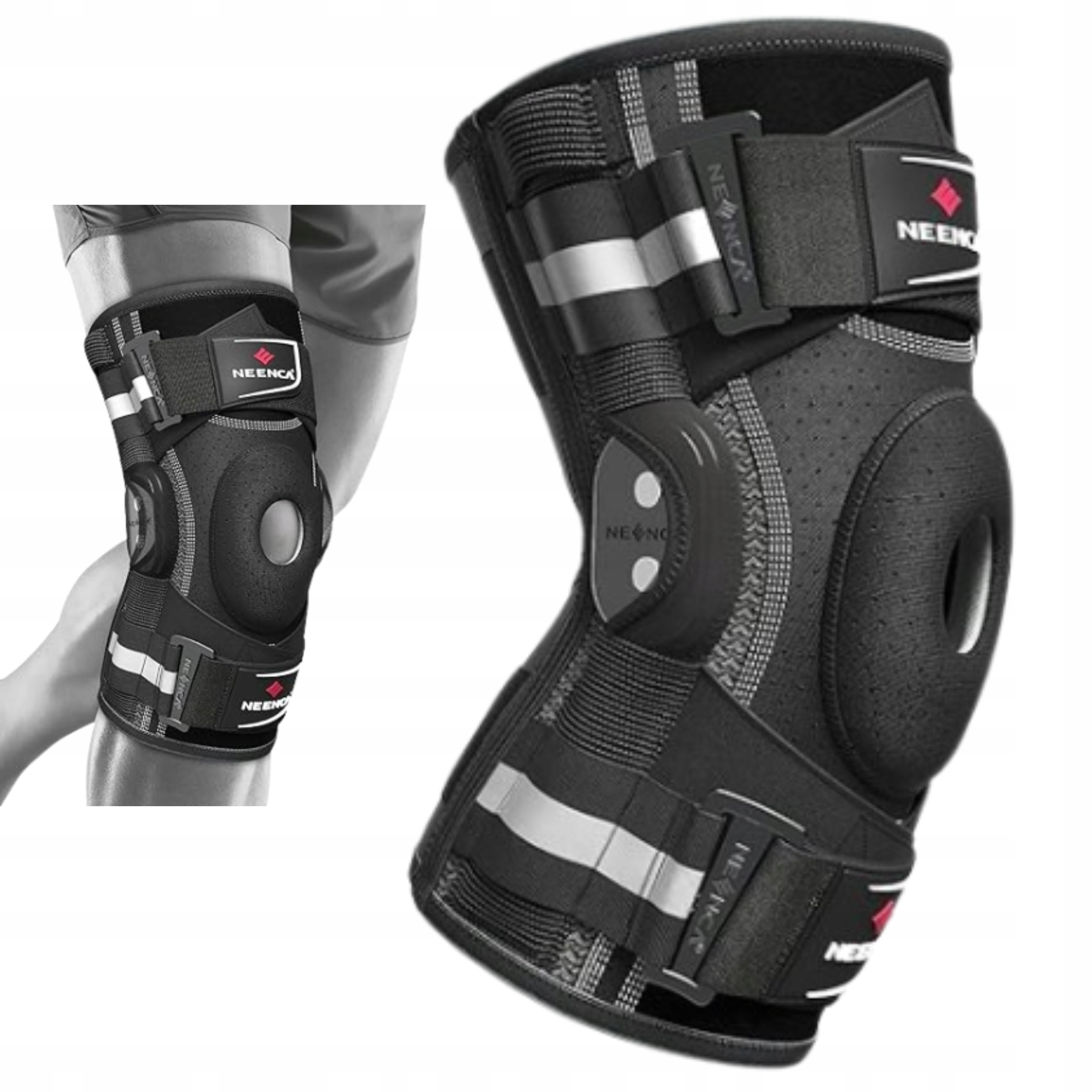 Orteza Kolana XL 52-55 Cm Stabilizator Stawu Kolanowego Profesjonalna