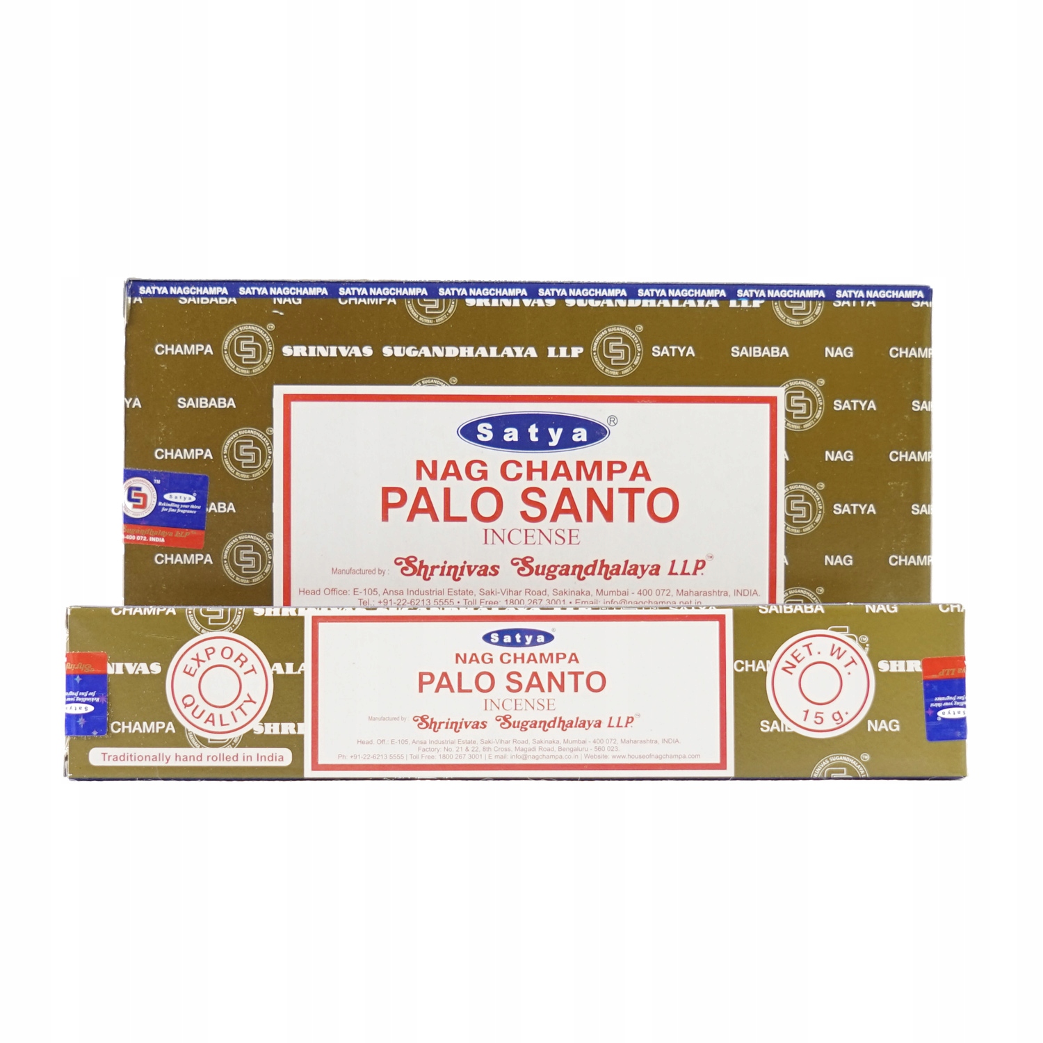

Kadzidła kadzidełka Satya Nag Champa Palo Santo