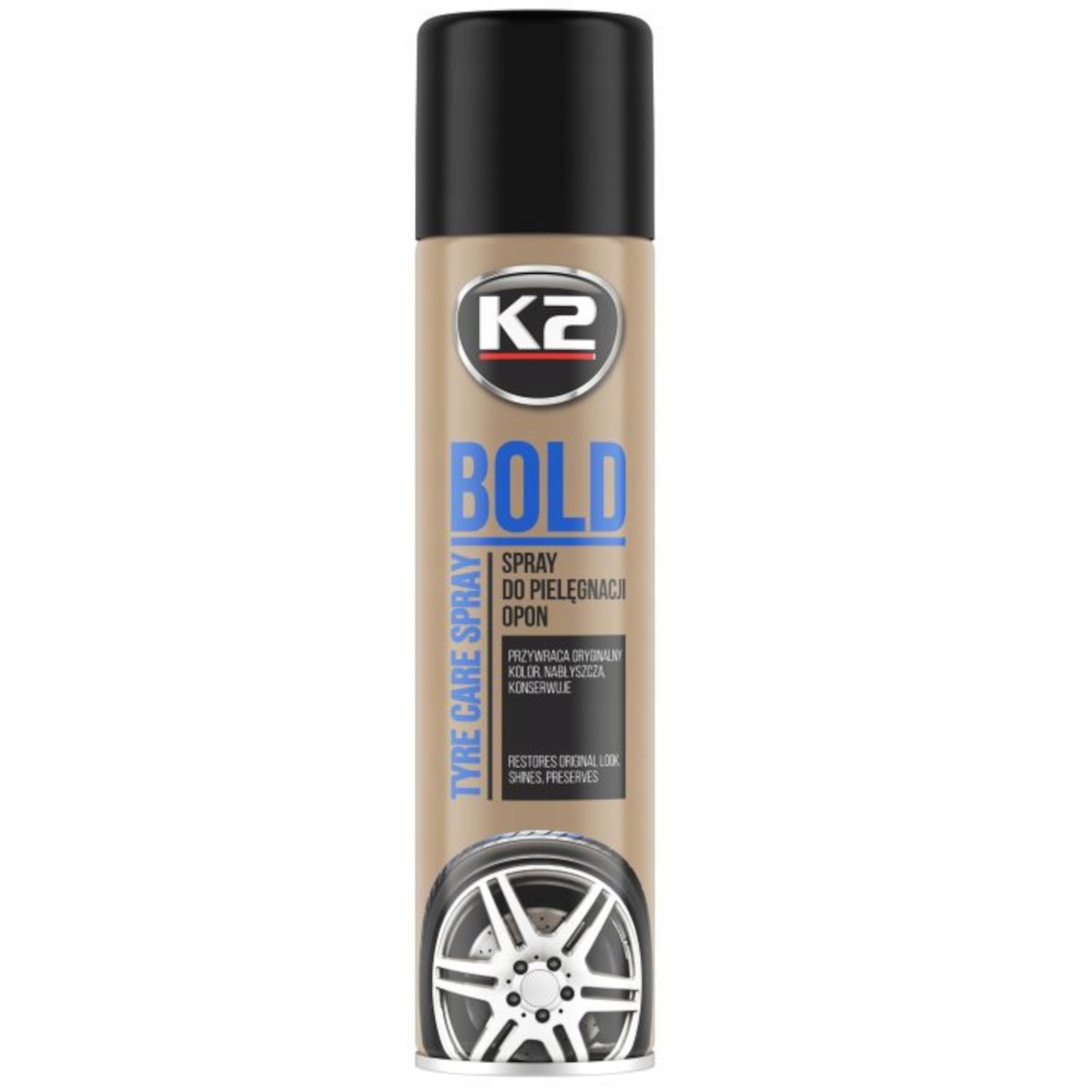 K2 Bold do Pielęgnacji Opon Spray 600ml