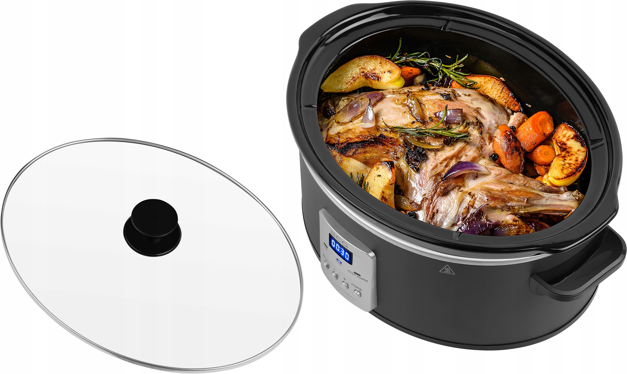 Wolnowar ECG Garnek ceramiczny 6,5L programator Pojemność 6.5 l