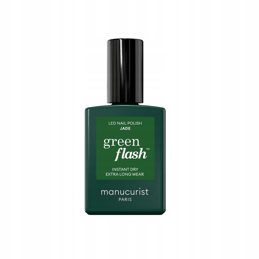 Manucurist Green Flash Led Gel Nail Lacquer Lak Na Nehty Jade 15 ml