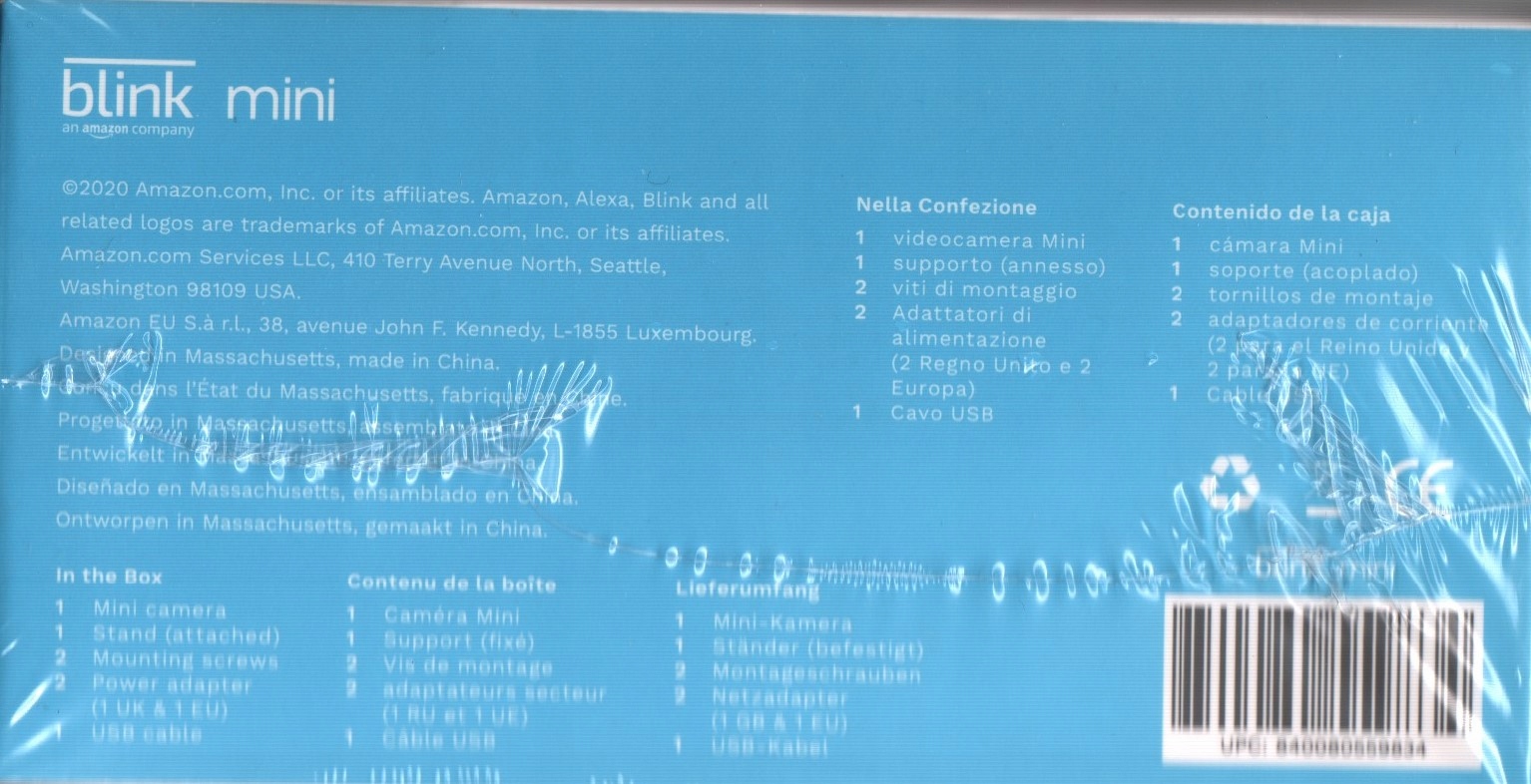 Kamera IP Blink mini Model Blink mini