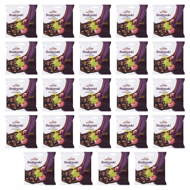Jutrzenka Rozinky v čokoládě 80 g X24