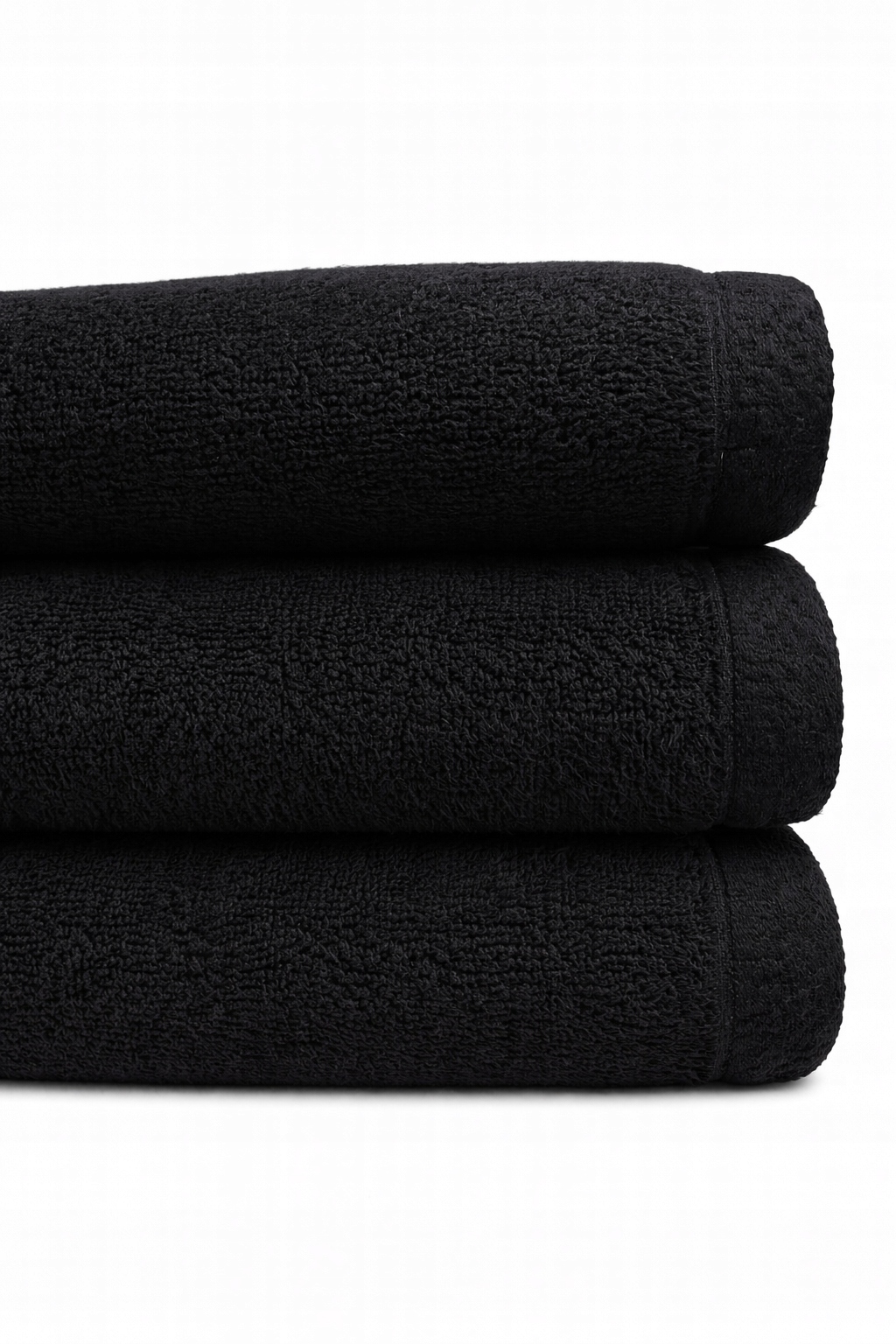 Koupelový ručník Luximo MrTowel 70x140 cm Výjimečná měkkost 600 gsm Černý