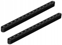 

4You Lego Technic 32278 Liftarm 1X15 Czarny (2szt)