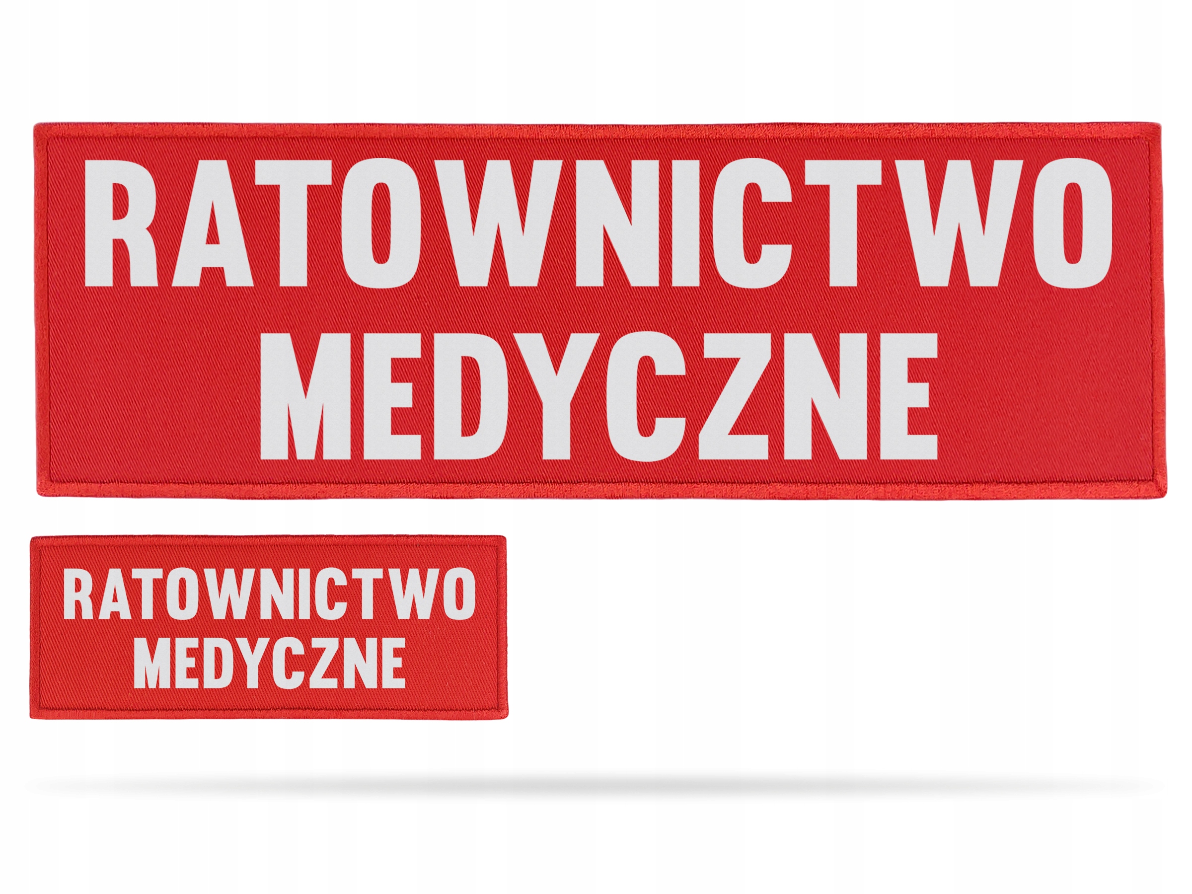 KOMPLET EMBLEMATÓW RATOWNICTWO MEDYCZNE ODBLASKOWE