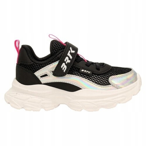 Czarne sneakersy dla dziewczynki z elementami holo Bartek r. 26