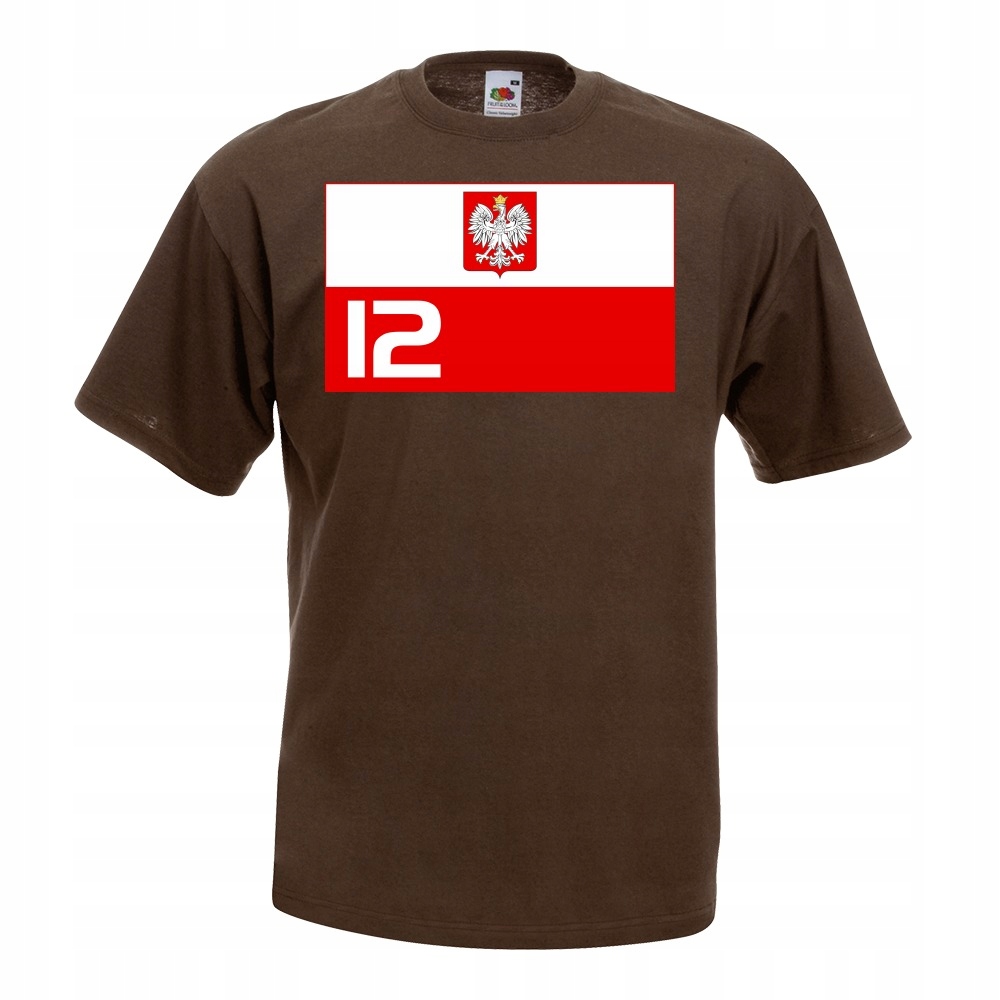 

Koszulka kibica Polska reprezentacja XL brązowa