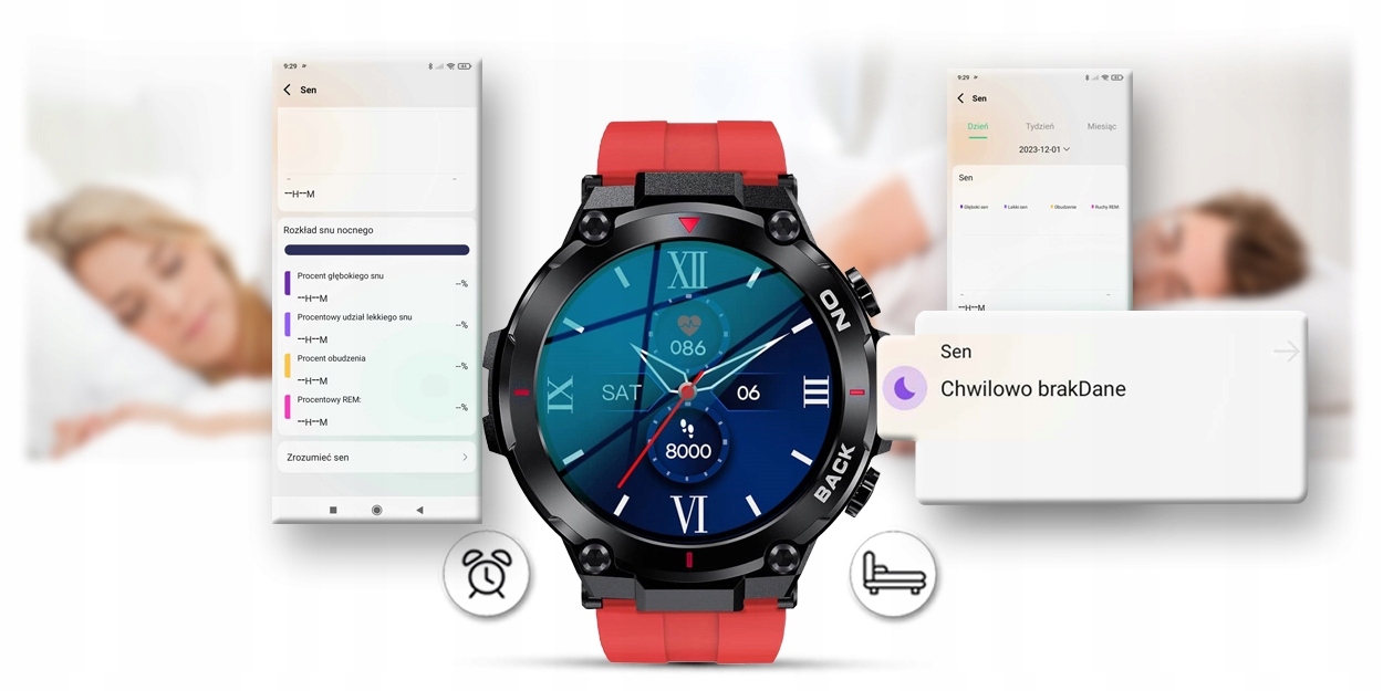 Smartwatch Gravity GT8-5 Lokalizator GPS tak