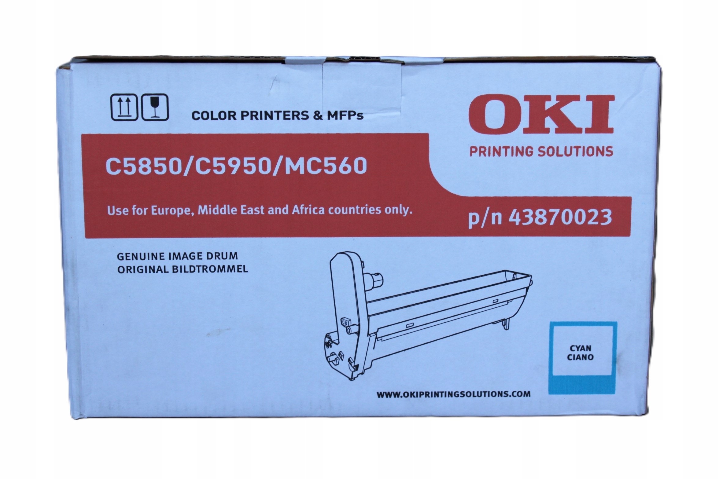 Oki Bubon C5850 p/n 43870023 cyan originál