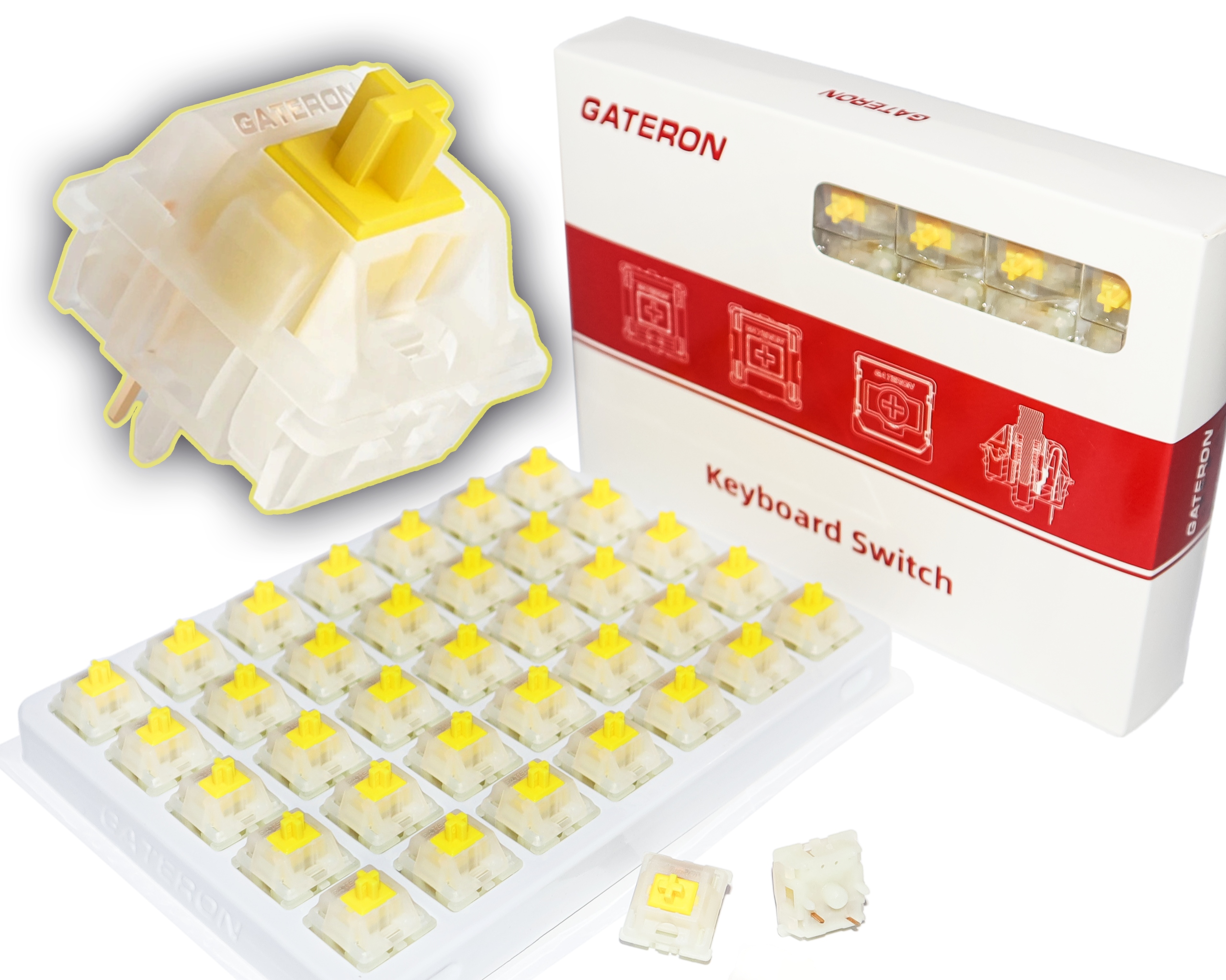 

Gateron Milky Yellow Pro Pre-Lubed 35 szt.