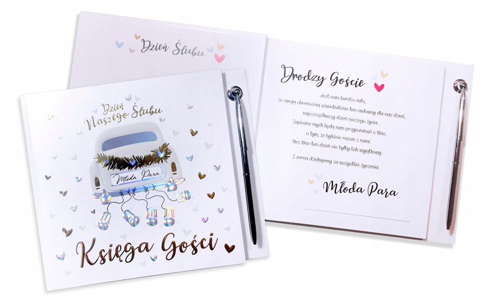 Prezent na ŚLUB dla PARY MŁODEJ - Księga Gości !!!