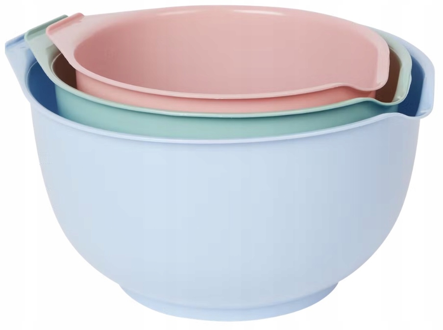 MISKA KUCHENNA PLASTIKOWA DO ROBIENIA CIASTA 3 SZT