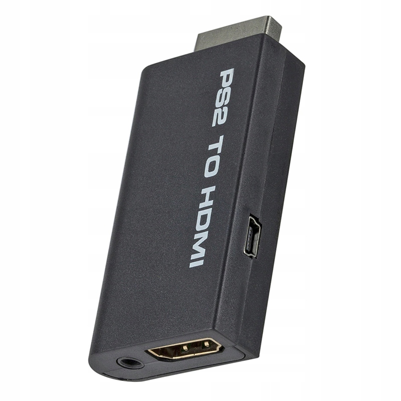 ADAPTER PS2 do HDMI KONWERTER PRZEJŚCIÓWKA AUDIO