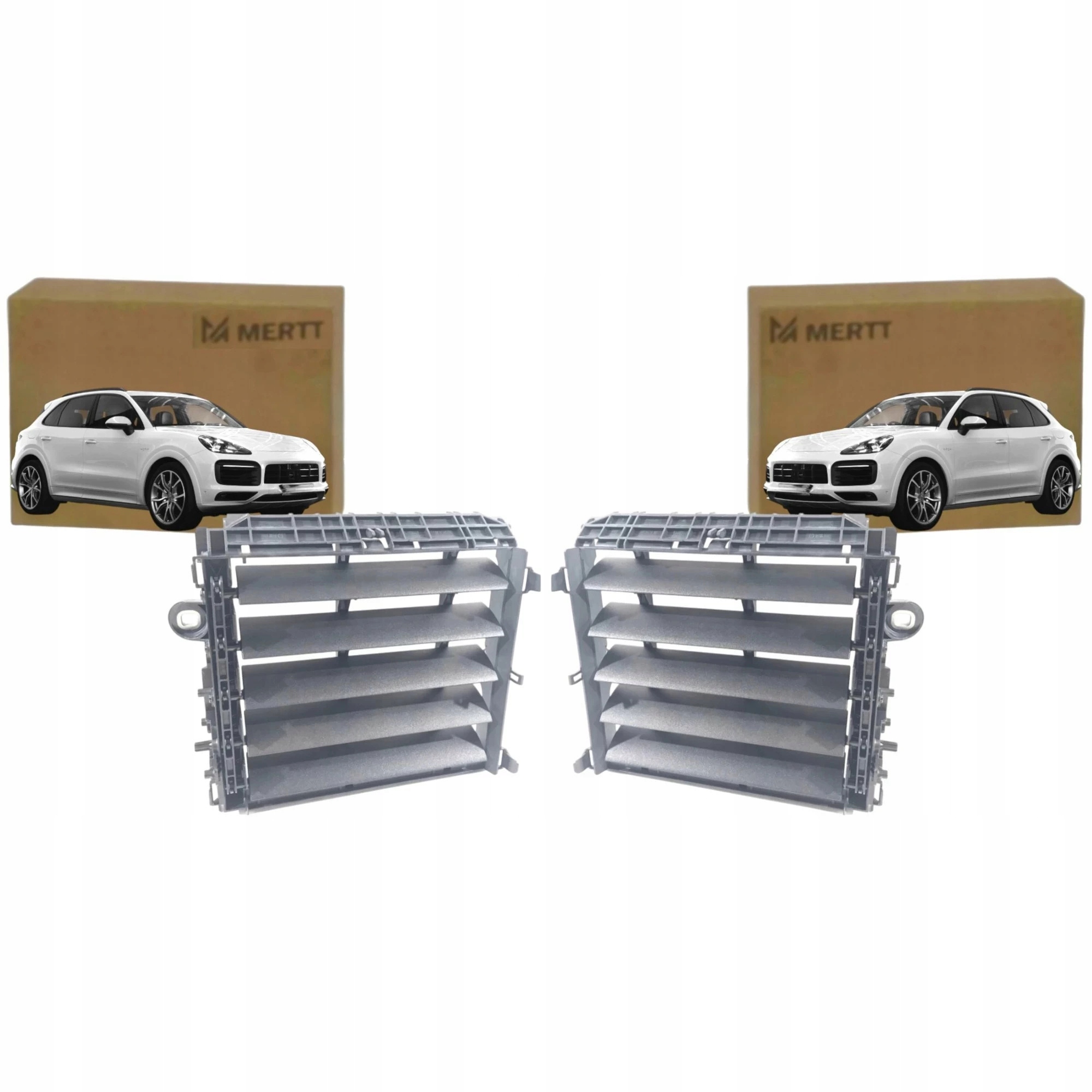 Žaluzie přívod vzduchu Roleta Intercoolera Porsche Cayenne 2017- Levá Pravá