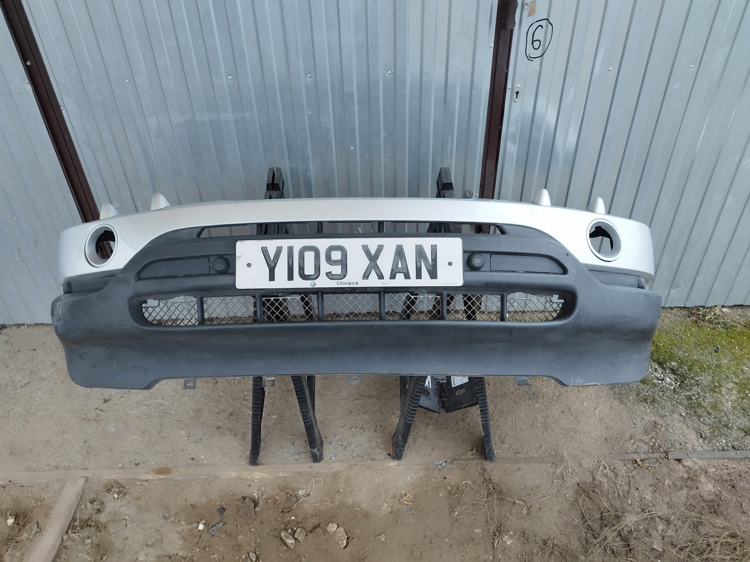 ZDERZAK PRZOD PRZEDNI BMW X5 E53 PDC SPRYSK PRZEDLIFT KOLOR 354 TITANSILBER