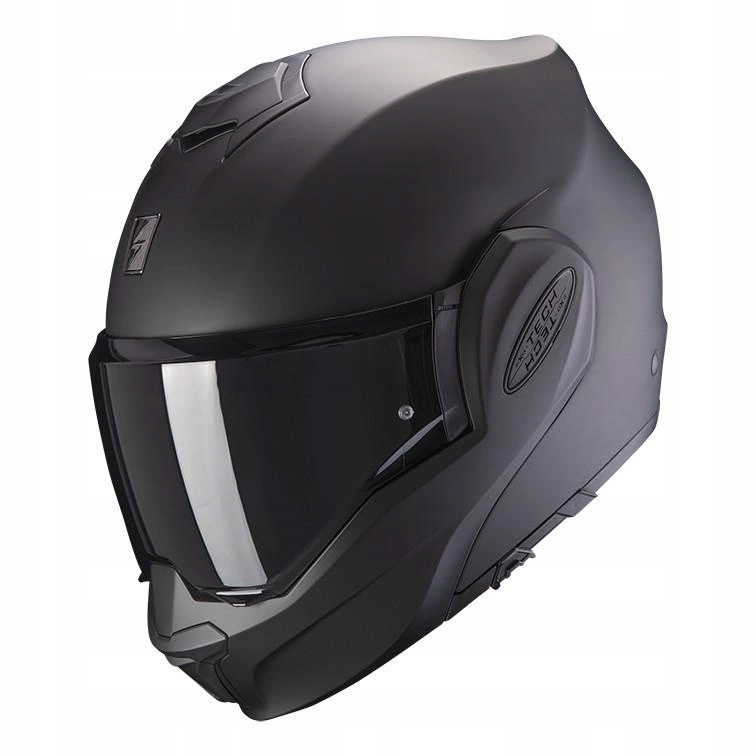 Motocyklová přilba Scorpion Exo-tech Evo Solid Matt Black černá matná Bonus