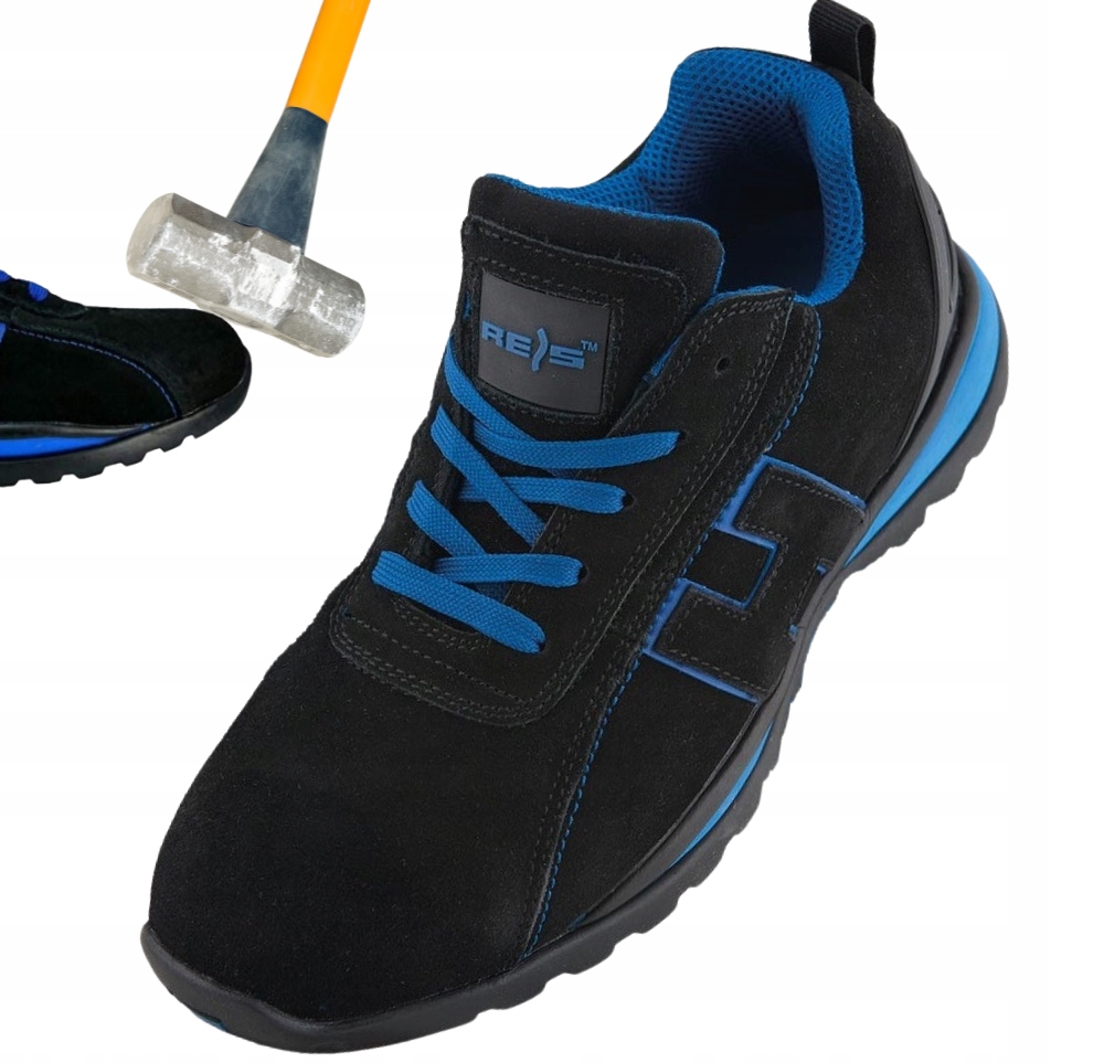 Pánské pracovní boty Polobotky Sportovní semišové Lehké s špičkou Bozp vel.