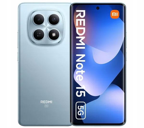Smartfon Xiaomi Redmi Note 15 5G 6/128GB 108Mpix Glacier Blue Niebieski