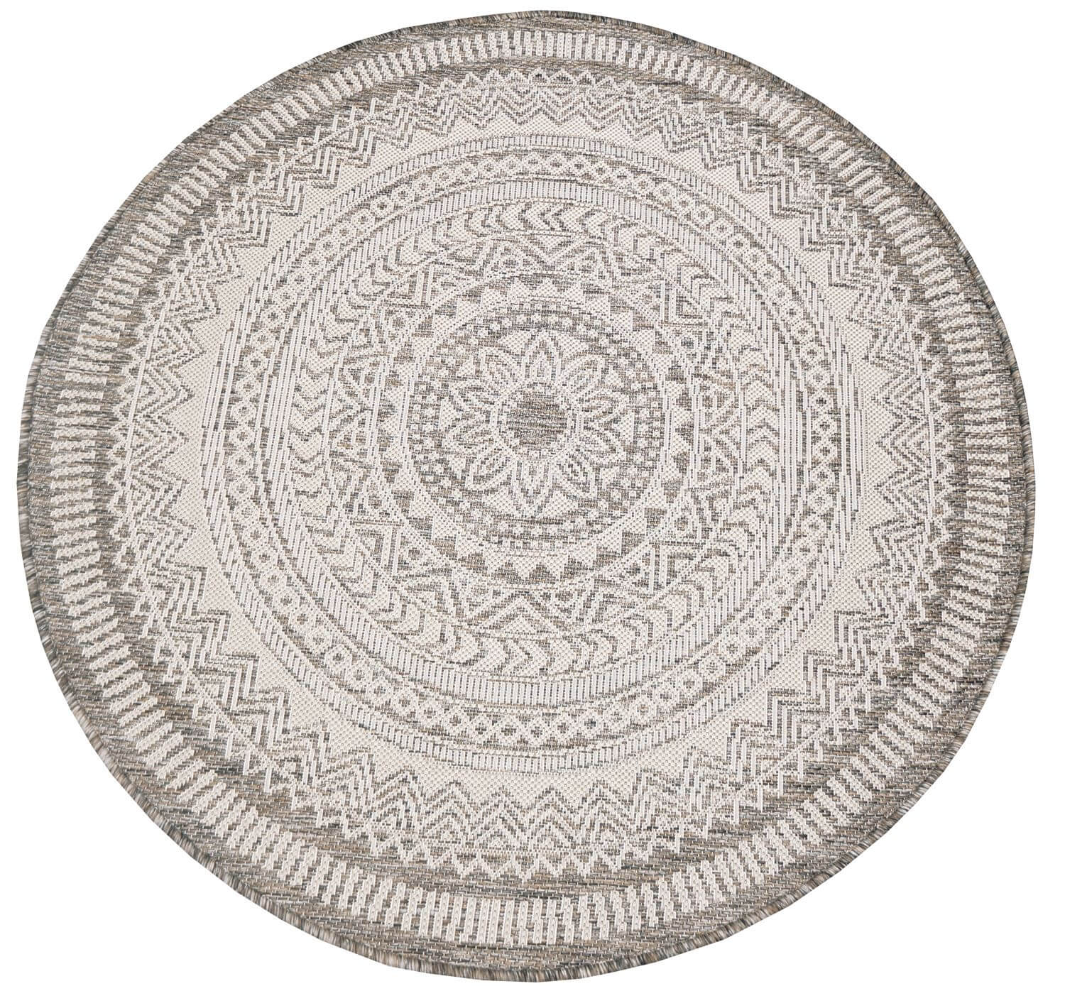 Koberec Kulatý 160 Šňůrkový Do Kuchyně Šedý Kuchyňský Venkovní Koberec