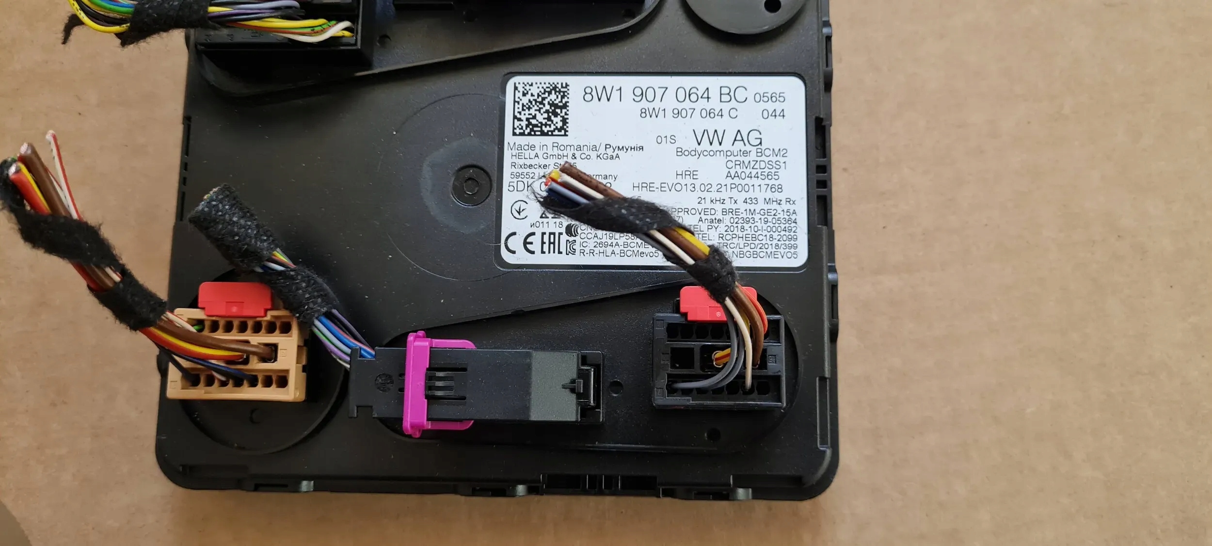 S5 8W LIFT A5 module control unit KOMFORTU 8W1907064BC S4 B9 8W A4
