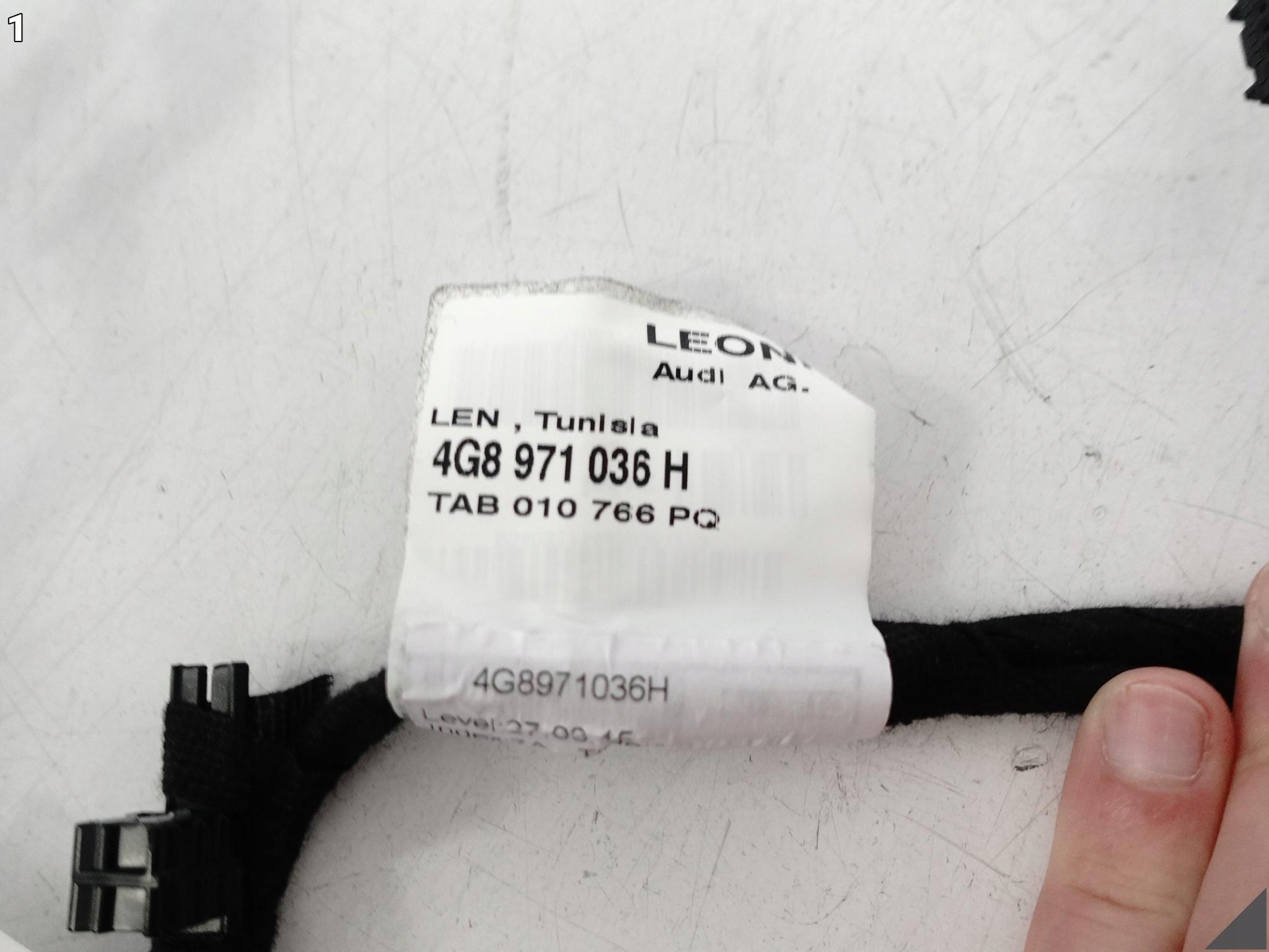 AUDI RS7 S7 A7 4G8 C7 LIFT 10-18 bundle wiring door right front