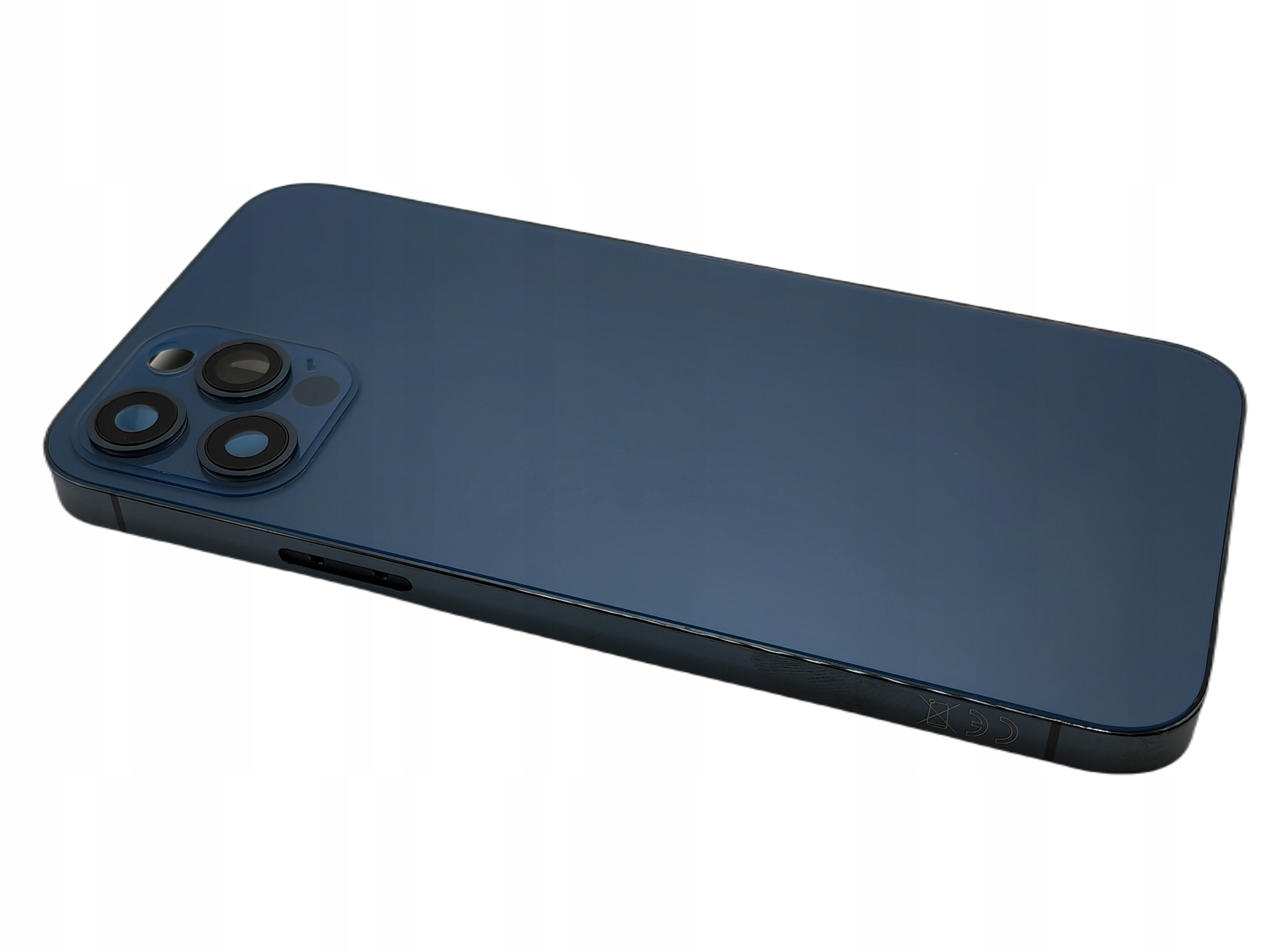 Obudowa Panel Tył Korpus Ramka Pasuje Do Iphone 12 Pro Niebieski
