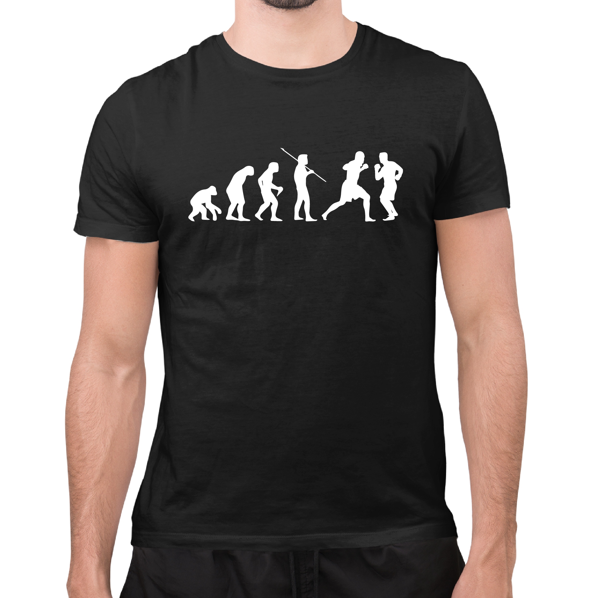 

Koszulka Tshirt Ewolucja Sztuki Walki Boks Mma