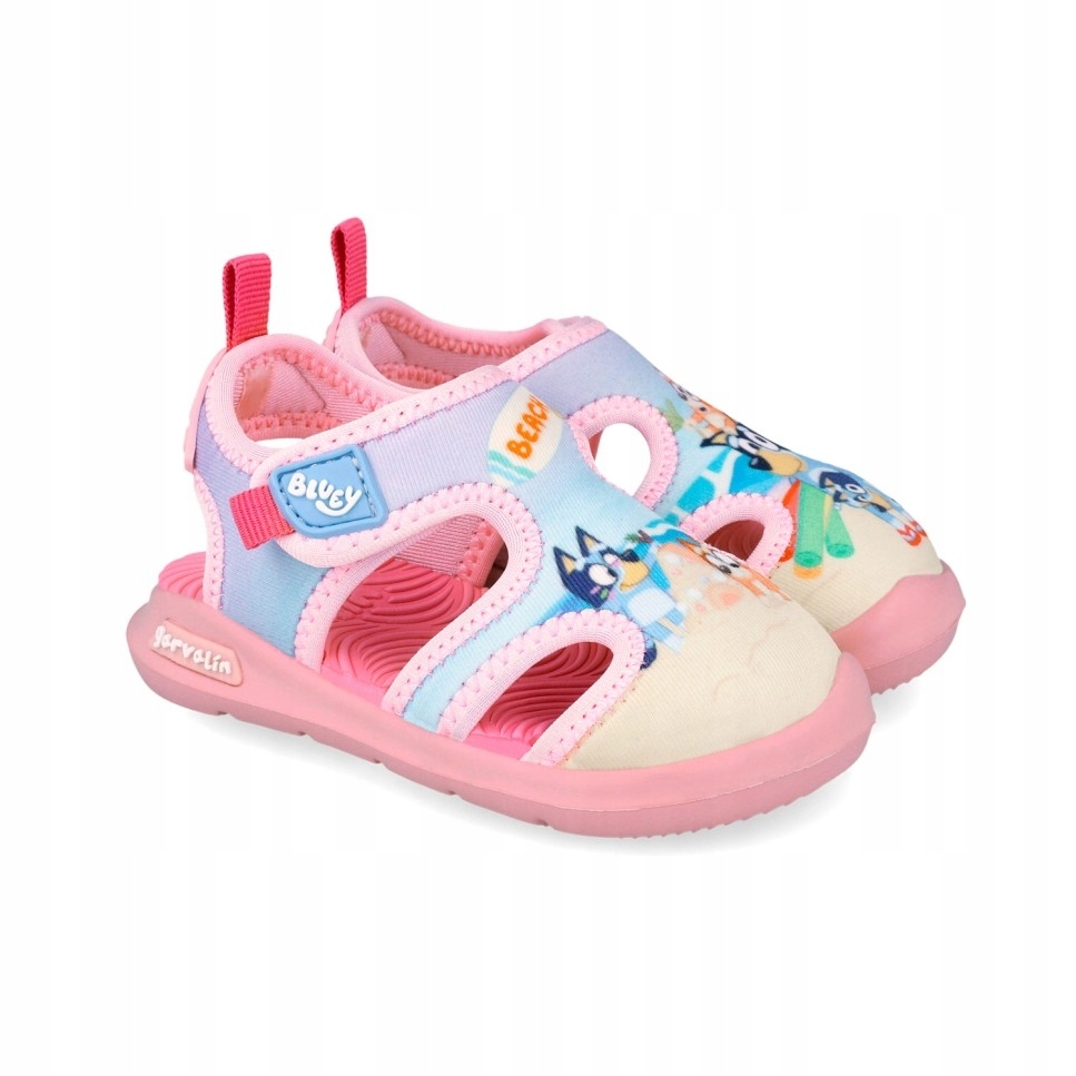 Sandałki Garvalin Bluey 262850-B032 Rosa na rzep roz.27