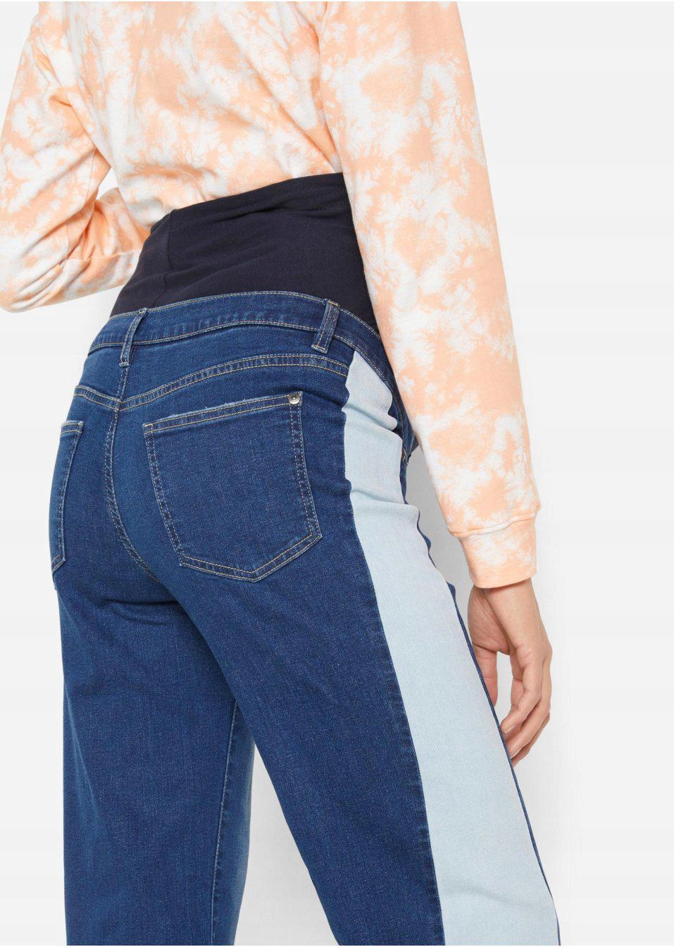 I1R108 DŻINSY CIĄŻOWE __44 Fason proste